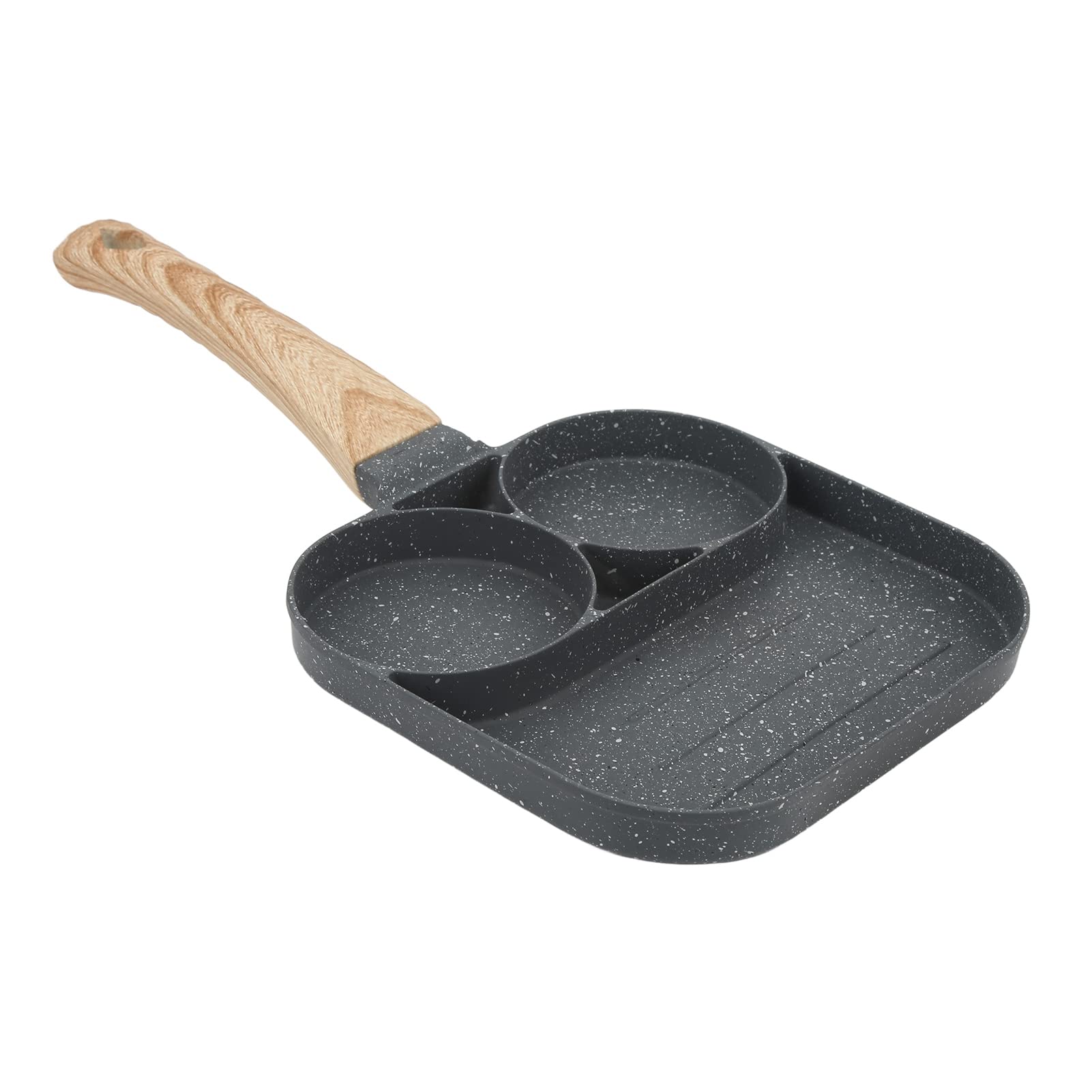 Non-Stick Egg Burger Maker Pan - Multifunctional Flat Frying Pan for Perfect Pancakes, Omelets & Breakfast Sandwiches | Easy to Clean & Dishwasher Safe | Ideal for Home Cooking, Camping & Quick Breakfasts