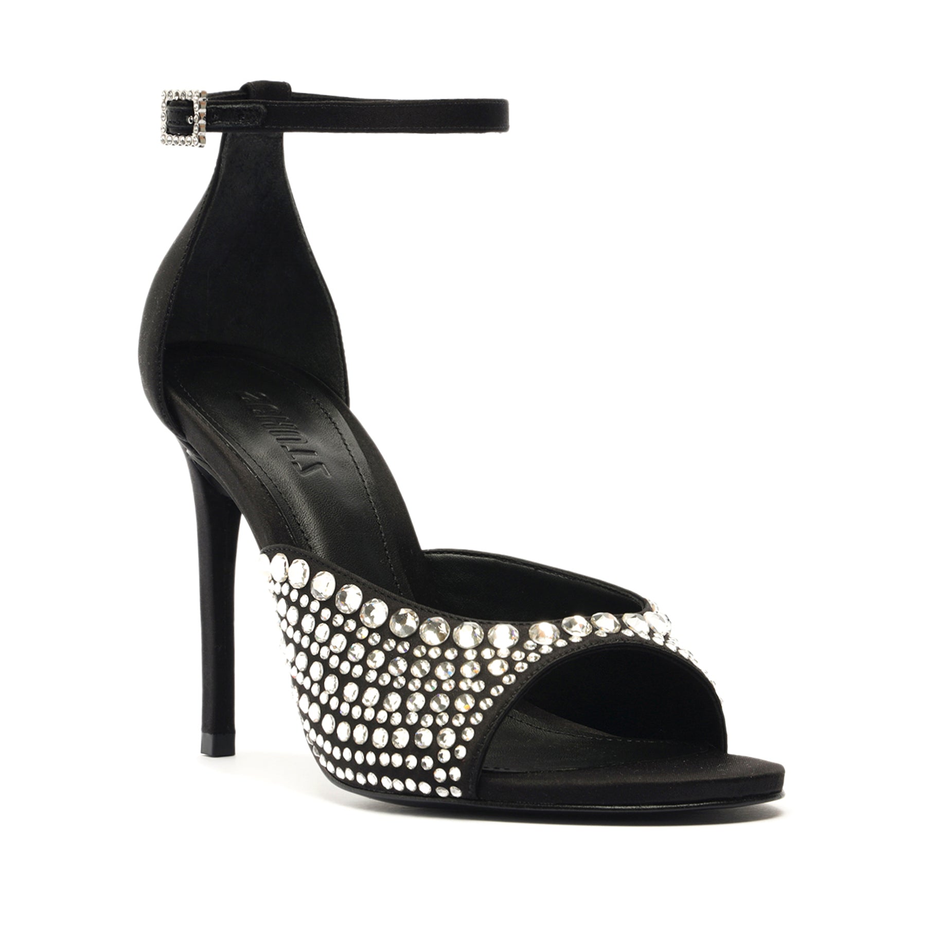 Louise Women's Satin Sandals - Elegant Dressy Heels for Weddings, Parties & Special Occasions | Comfortable Formal Shoes with Adjustable Ankle Strap