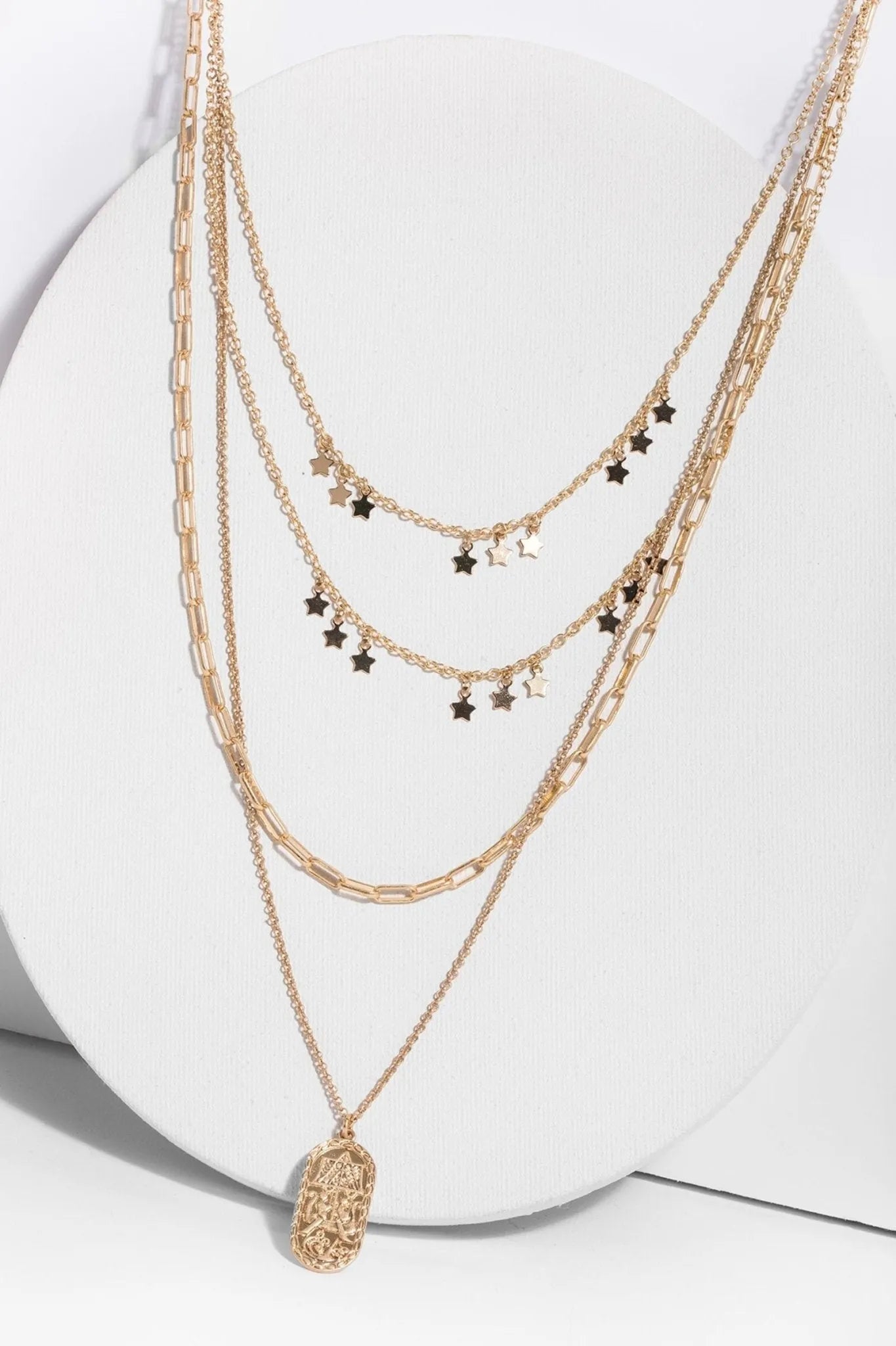 Star Charm Layered Necklace for Women - Elegant Celestial Jewelry for Everyday Wear & Special Occasions