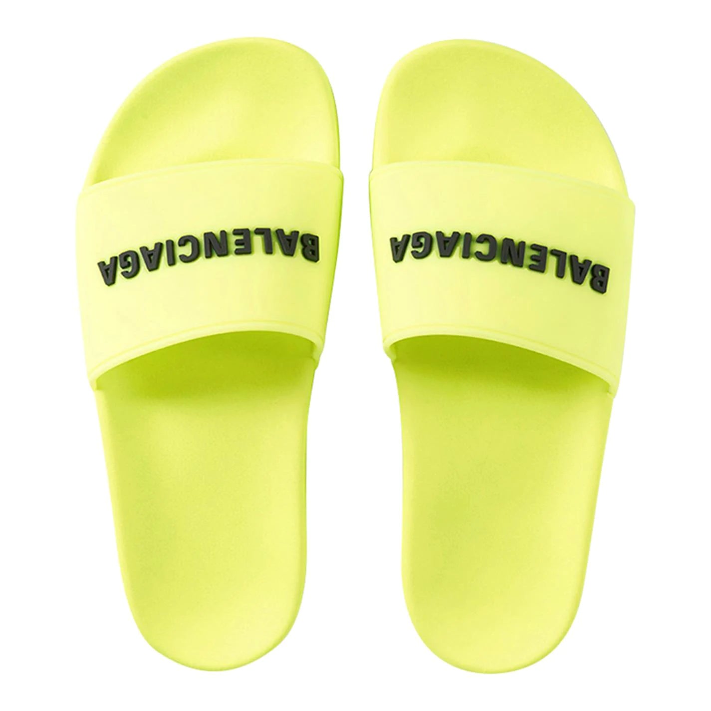 Balenciaga Logo Sliders for Men & Women - Comfortable Designer Slide Sandals for Summer, Beach, Pool & Casual Wear