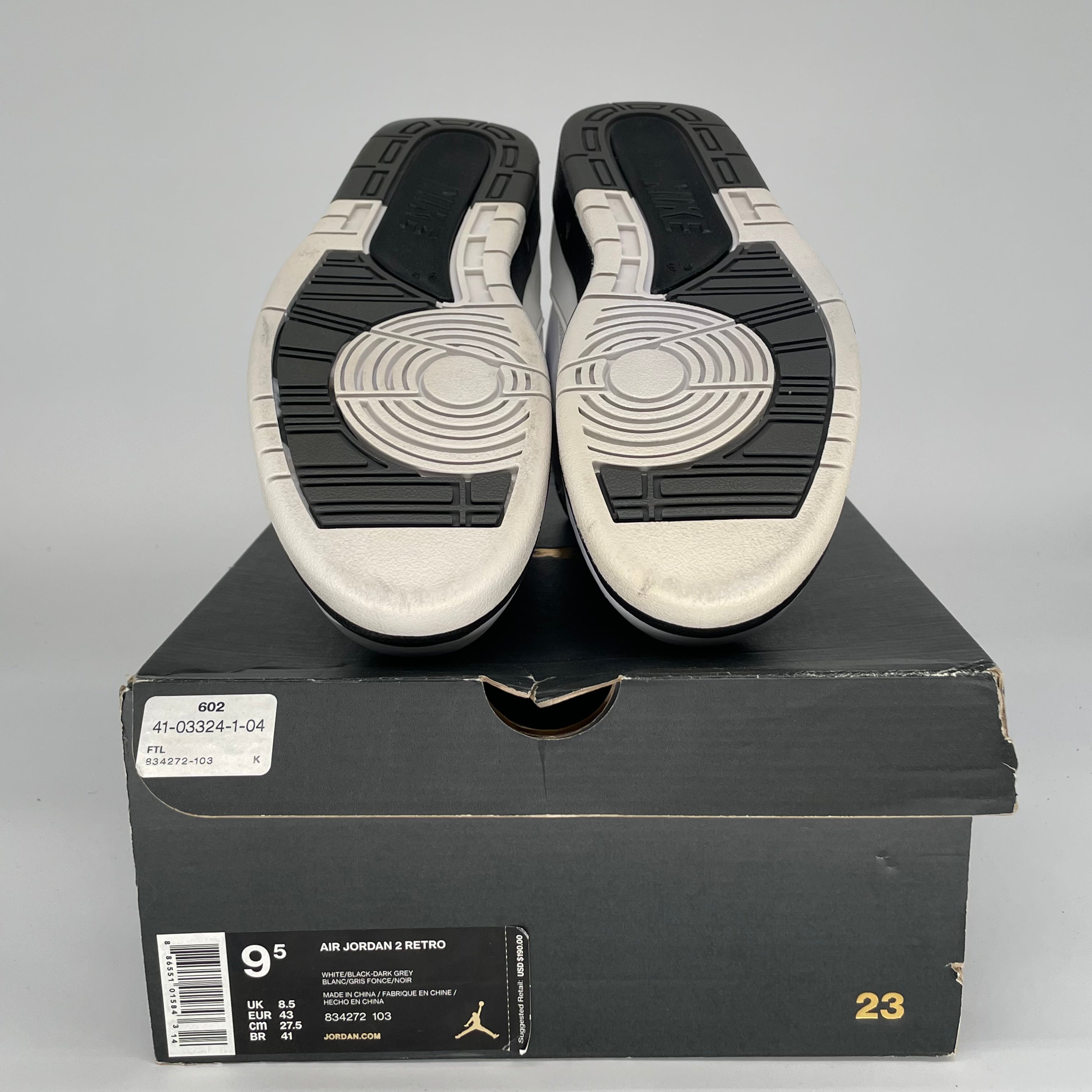 AIR JORDAN 2 WING IT Size 9.5 Men's Basketball Shoes 834272-103 White - Perfect for Streetwear & Casual Outfits