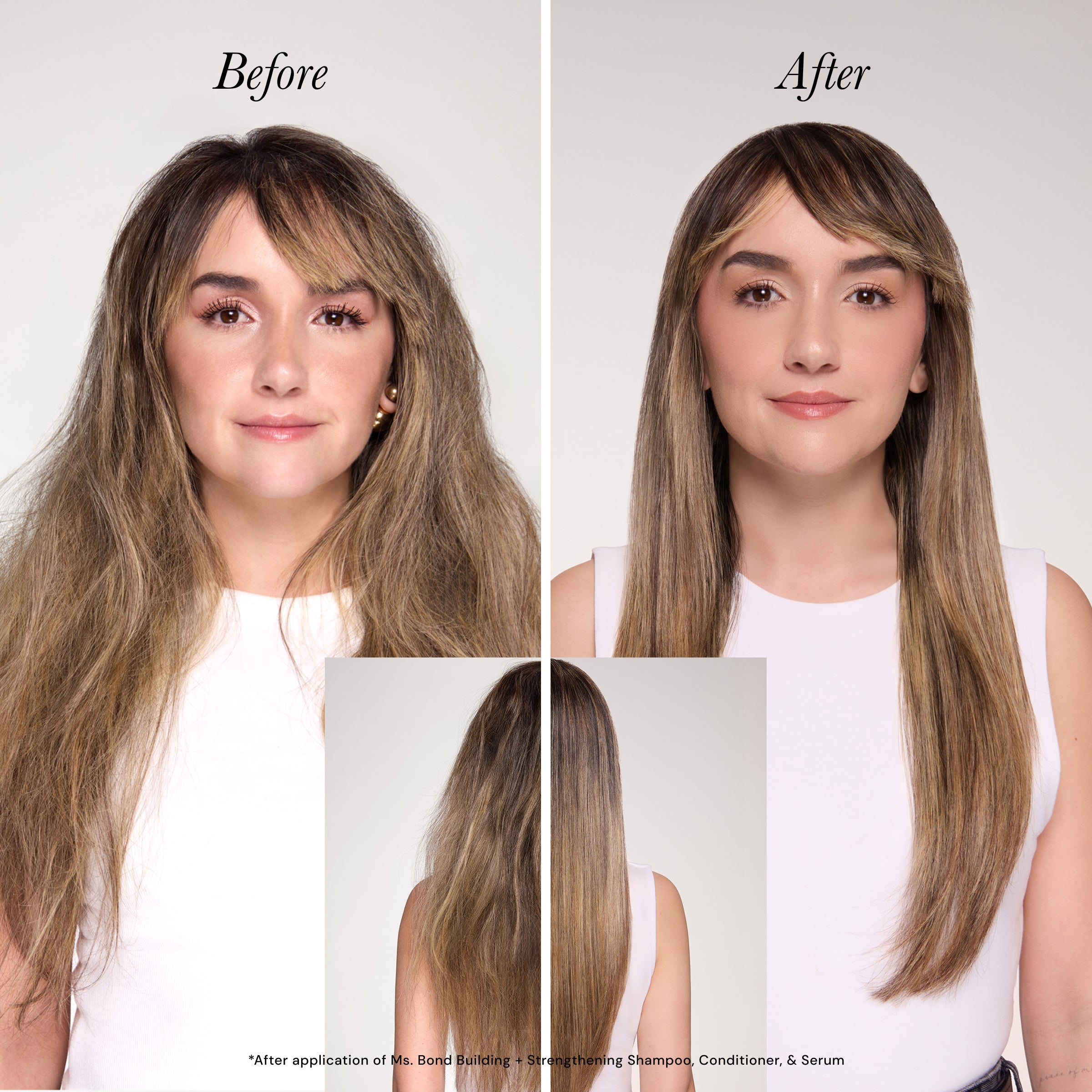 Ms. Bond Building & Strengthening Hair Serum for Damaged & Weak Hair - Repair & Nourish for Stronger, Healthier Locks - Perfect for Daily Use & Post-Chemical Treatment Care