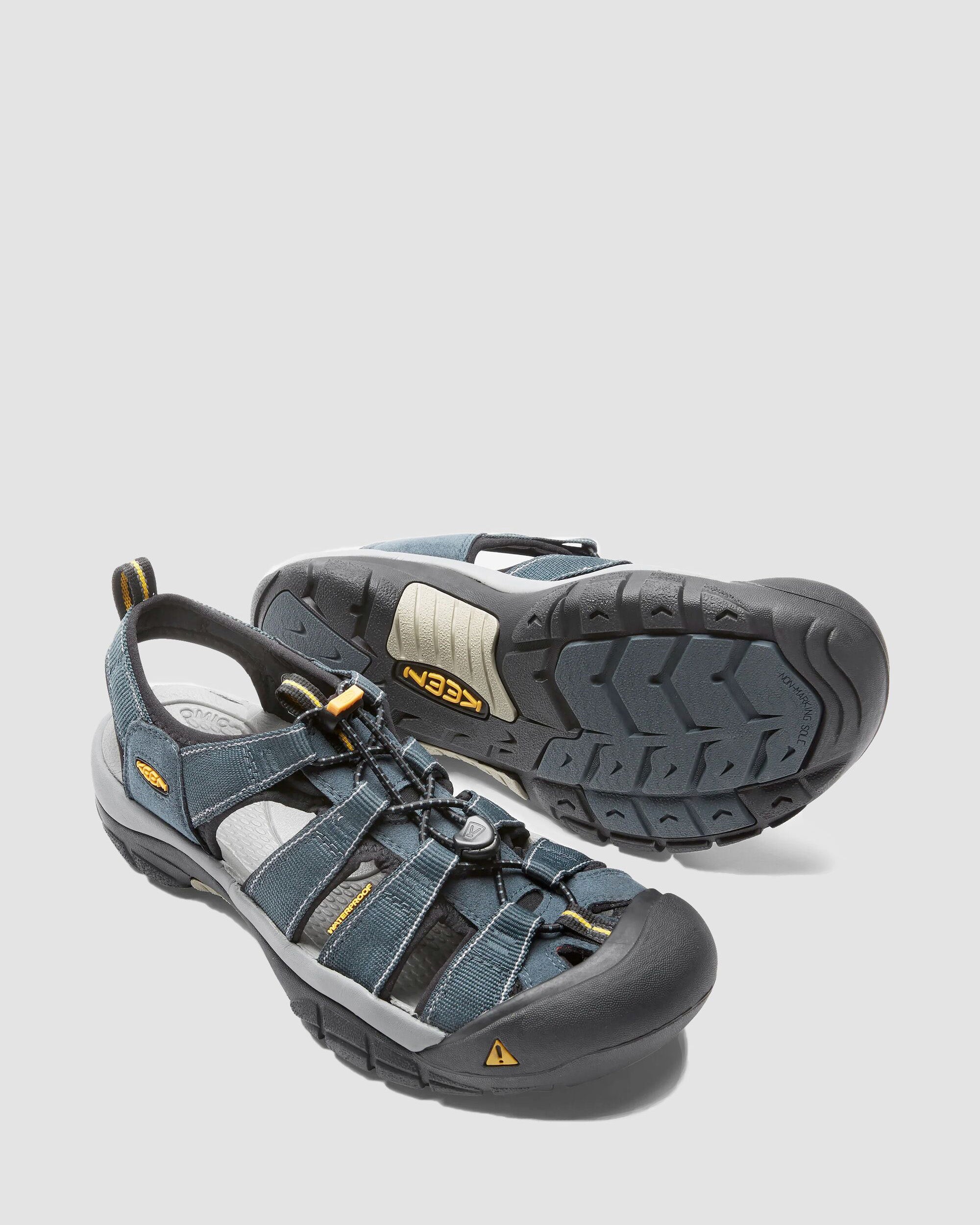 Keen Newport H2 Men's Water Sandals - Navy/Medium Gray - Lightweight & Quick-Drying for Hiking, Beach & Outdoor Adventures
