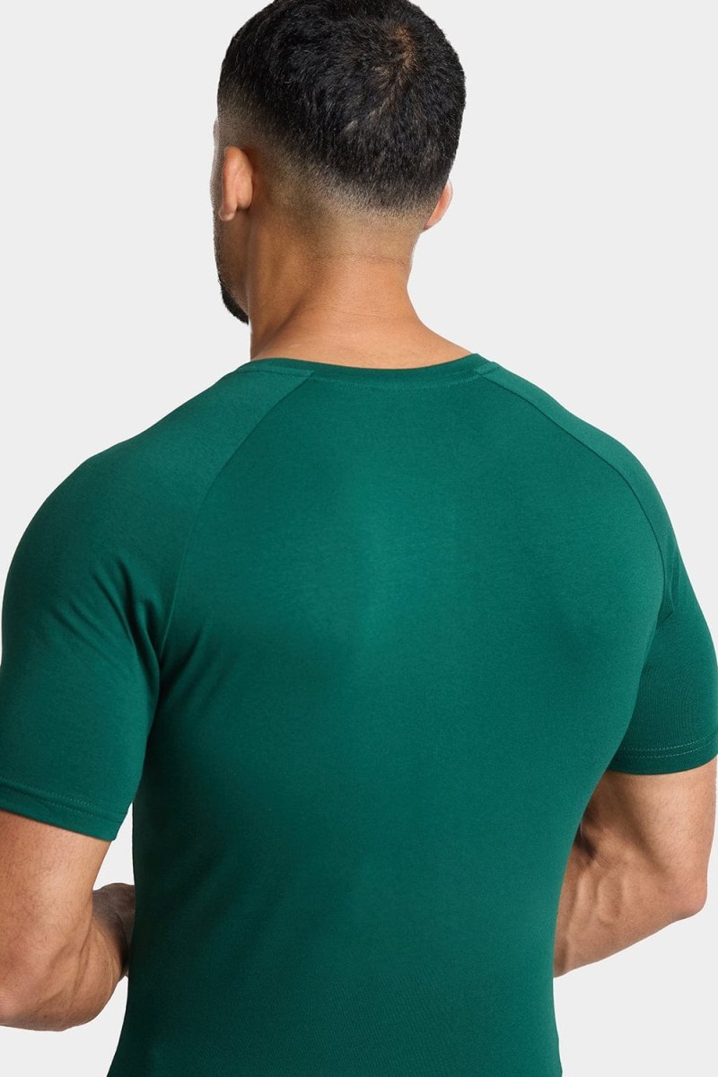 Premium Athletic Performance T-Shirt for Men & Women - Moisture-Wicking, Breathable, Comfort Fit - Oxidized Green - Ideal for Running, Gym Workouts & Sports Activities