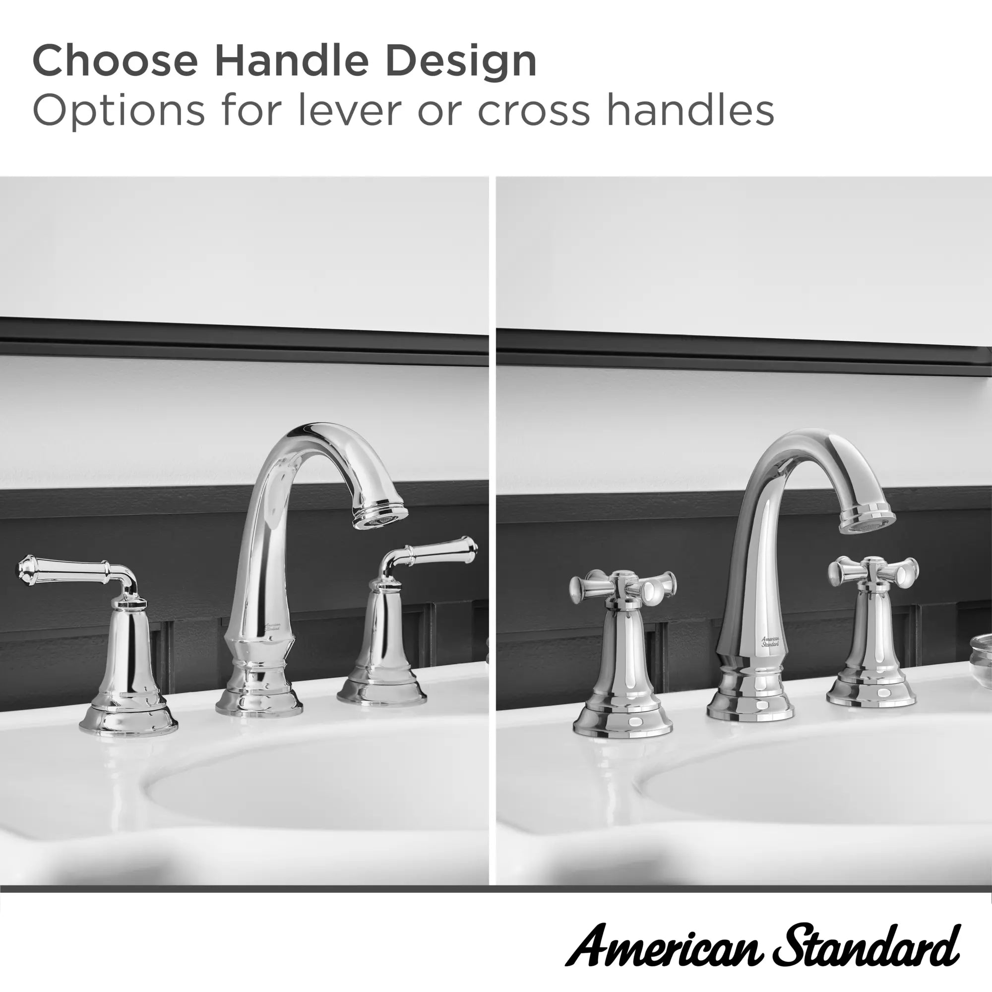 Delancey® 8 Inch Widespread 2 Handle Bathroom Faucet - 1.2 GPM/4.5 LPM Water-Saving Design with Lever Handles - Perfect for Vanities, Powder Rooms & Guest Bathrooms