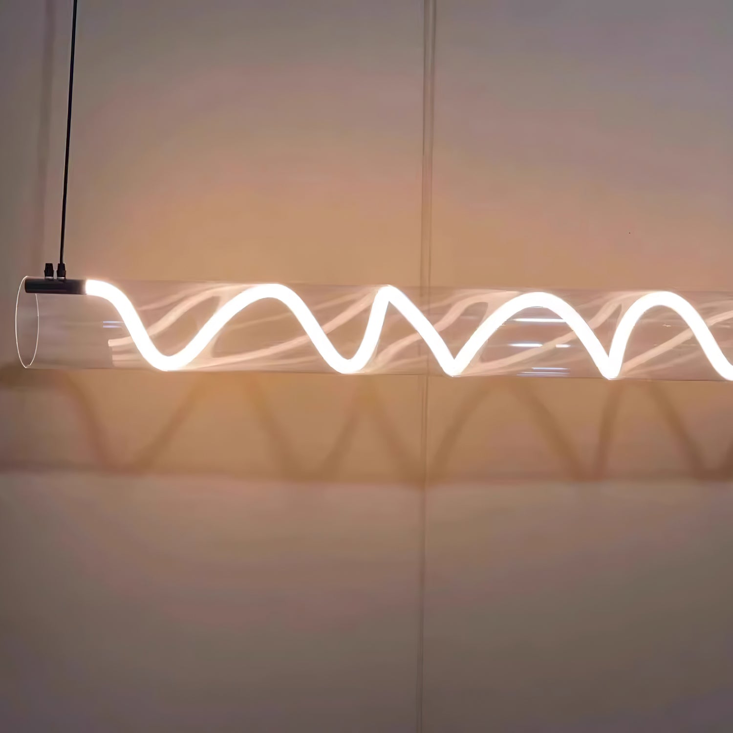Alexandra Linear Pendant Light - Modern Minimalist Hanging Fixture for Kitchen Island, Dining Room & Bedroom Lighting | Dimmable LED Chandelier for Home Decor