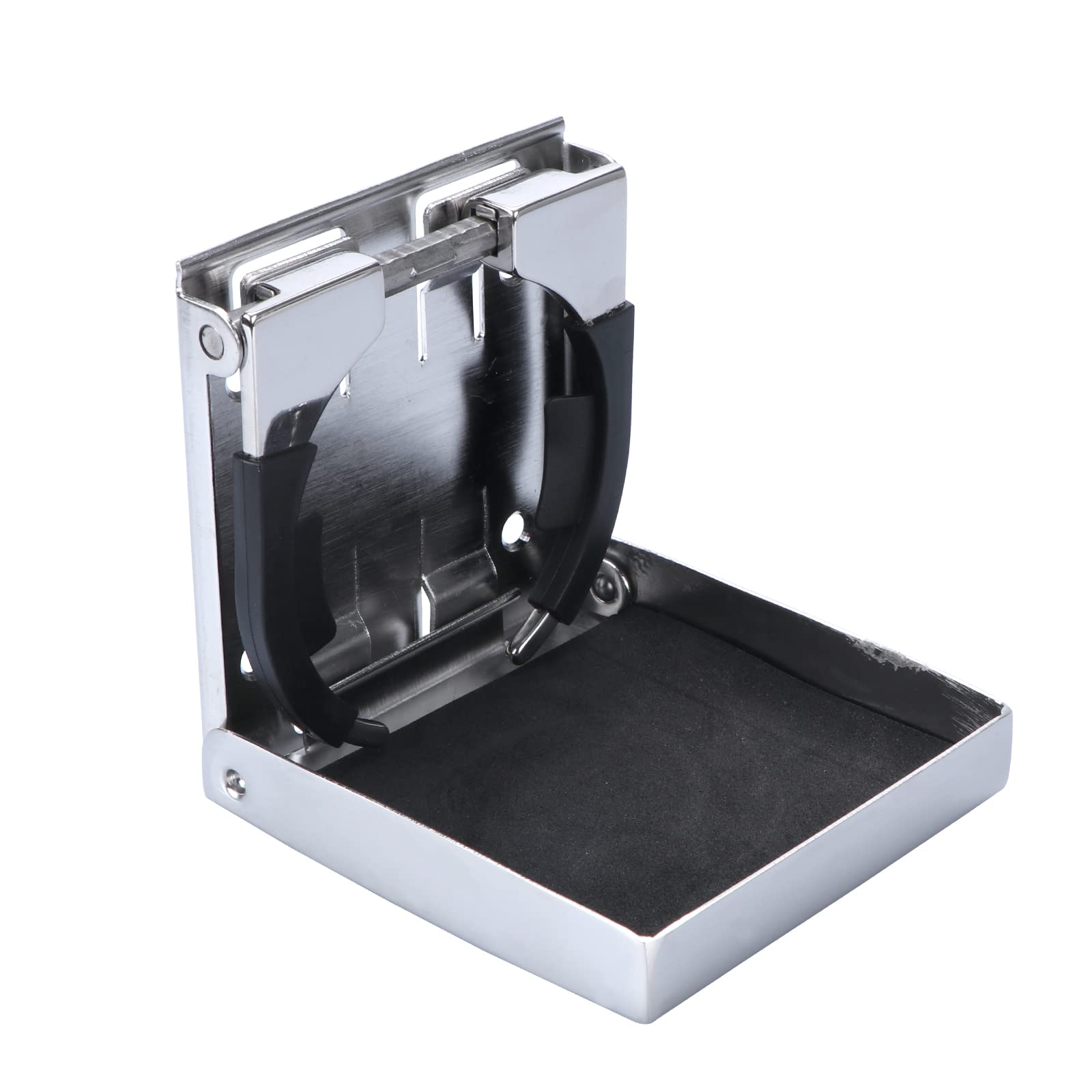 316 Stainless Steel Adjustable Folding Cup Holder for Boat, Marine, RV, Car - Durable Drink Holder for Outdoor, Camping, Travel & Road Trips