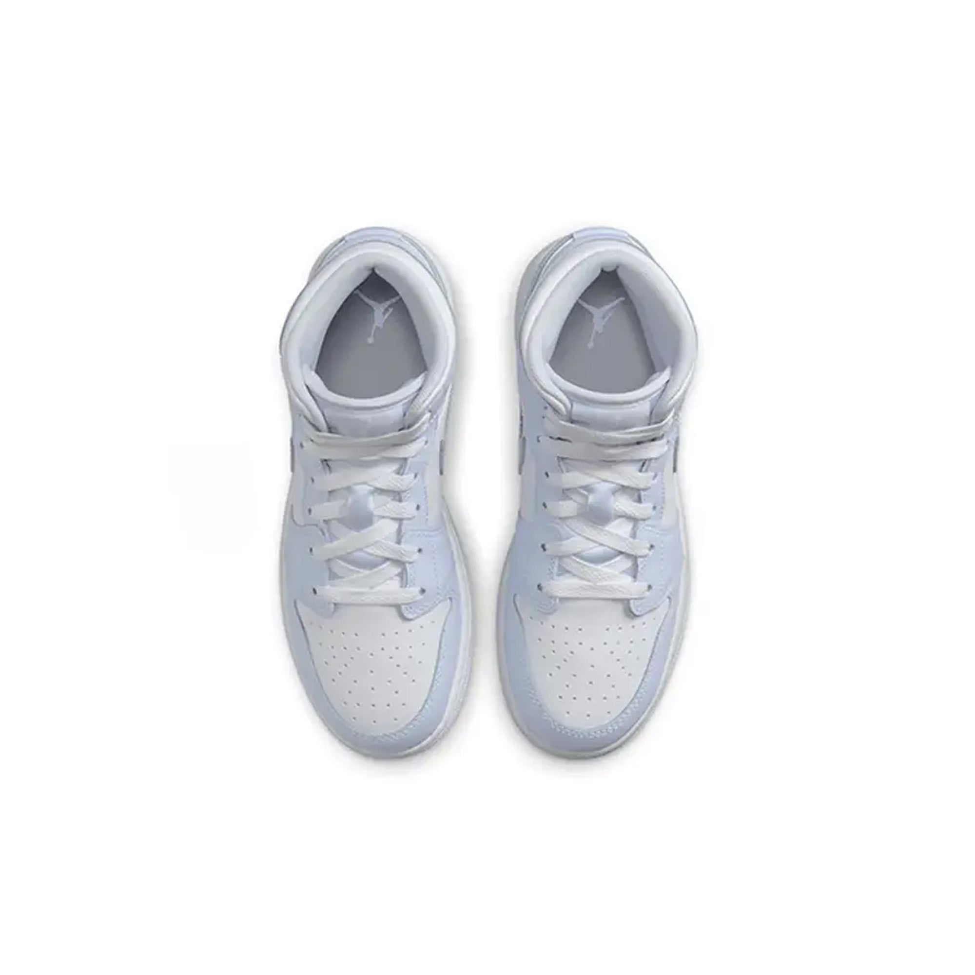 Air Jordan 1 Mid 'Cobalt Bliss' GS Basketball Shoes for Girls (2024) - Comfortable Sneakers for School, Sports & Streetwear Fashion