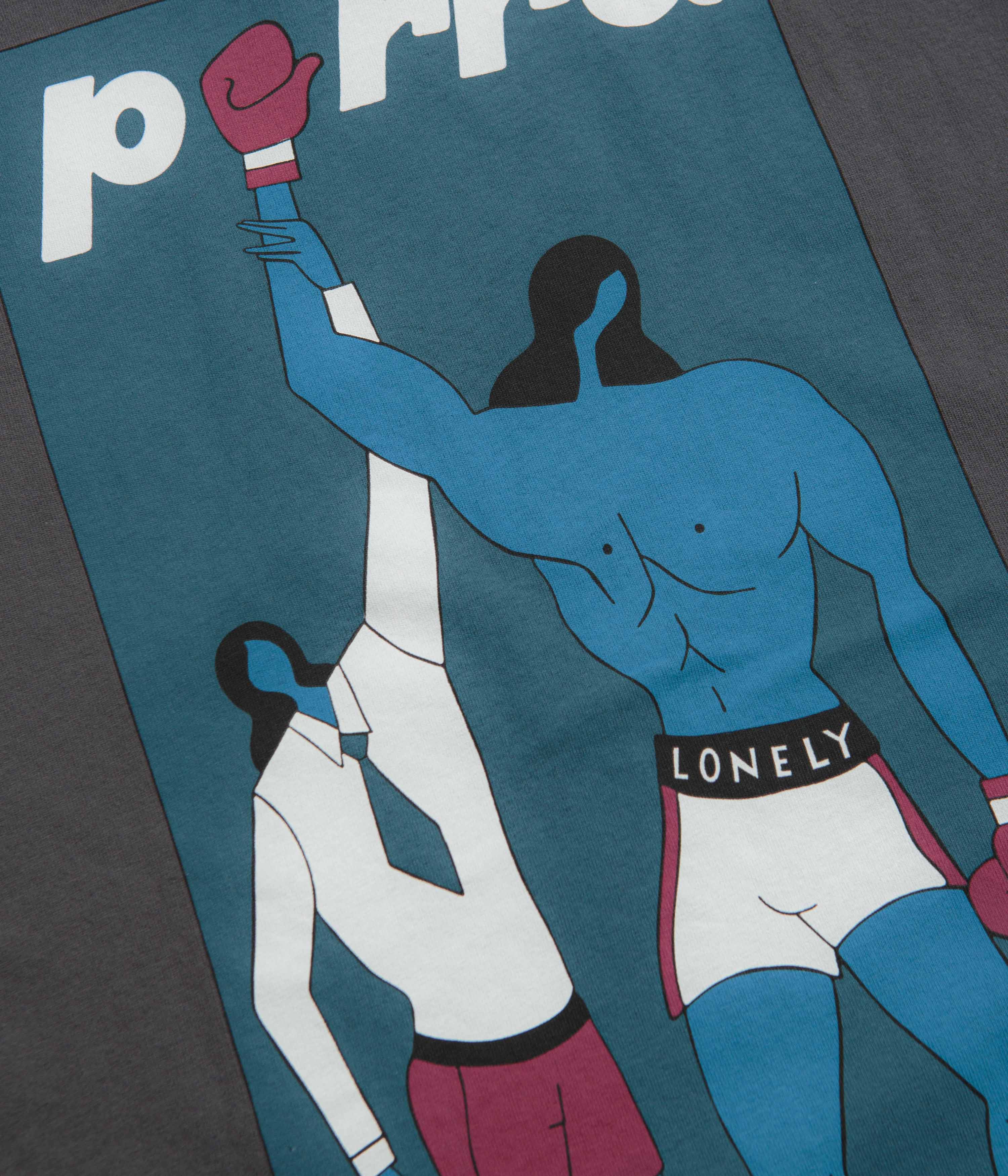 Parra Round 12 Graphic T-Shirt for Men - Dark Grey Cotton Tee - Casual Streetwear & Skate Style Outfit