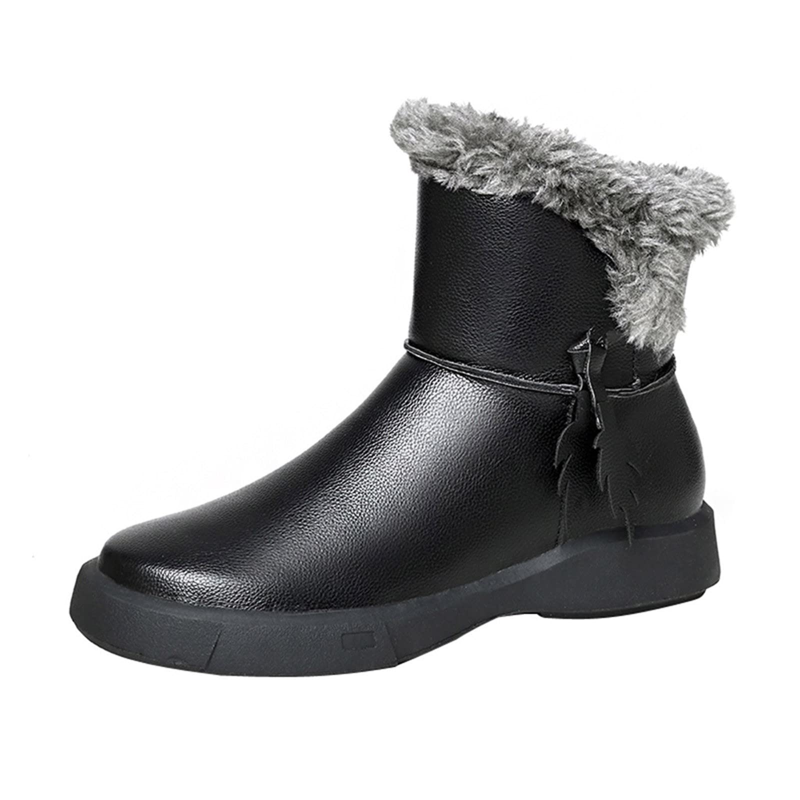 Women's Knee High Velvet Cowboy Boots - Warm Winter Snow Boots with Flat Sole & Waterproof Lined Design for Outdoor Activities & Casual Wear