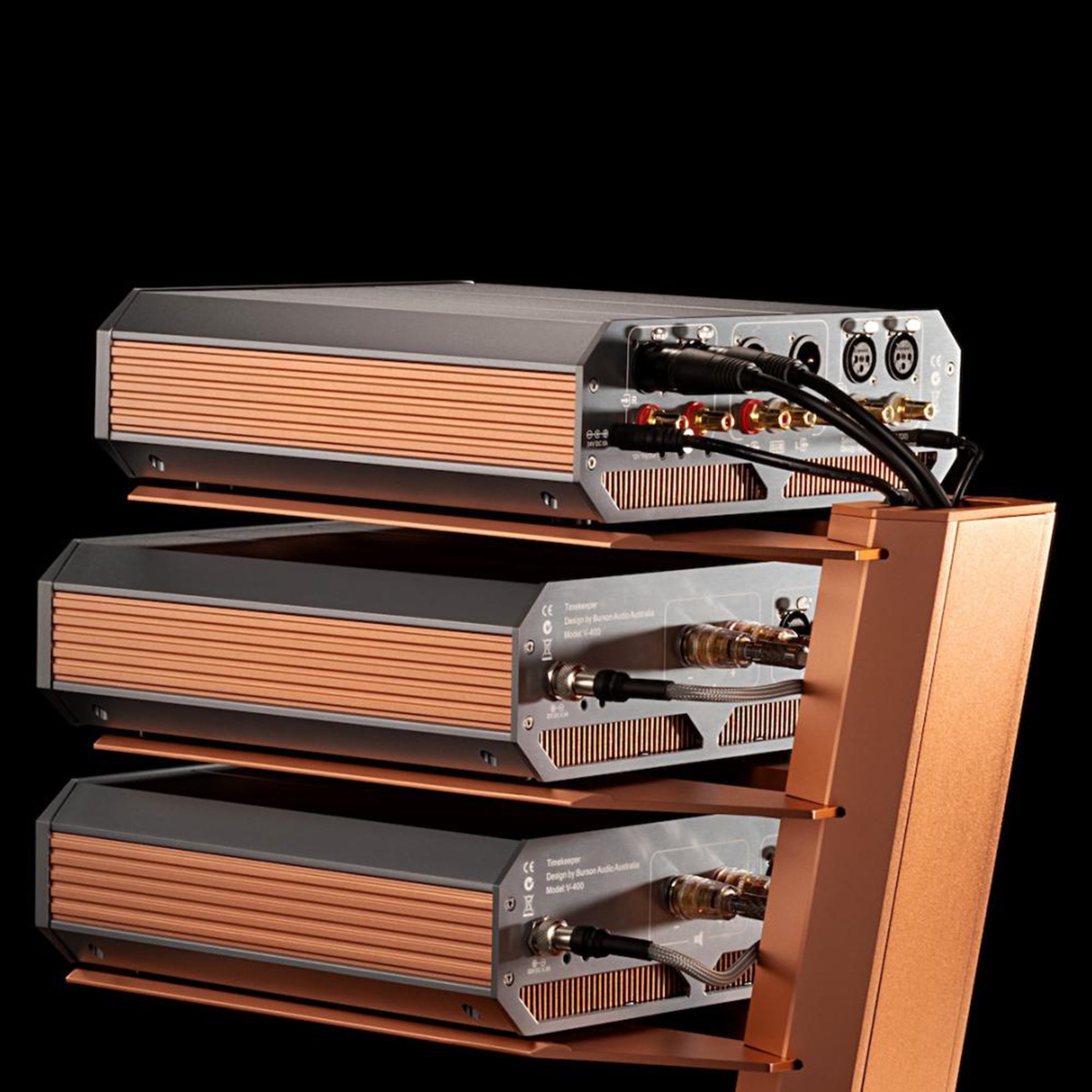 Burson Audio Timekeeper Voyager Monoblock Power Amplifiers (Pair) - Max Version | High-End Audio Amplifier for Home Theater & Audiophile Systems | Perfect for Studio & Hi-Fi Listening