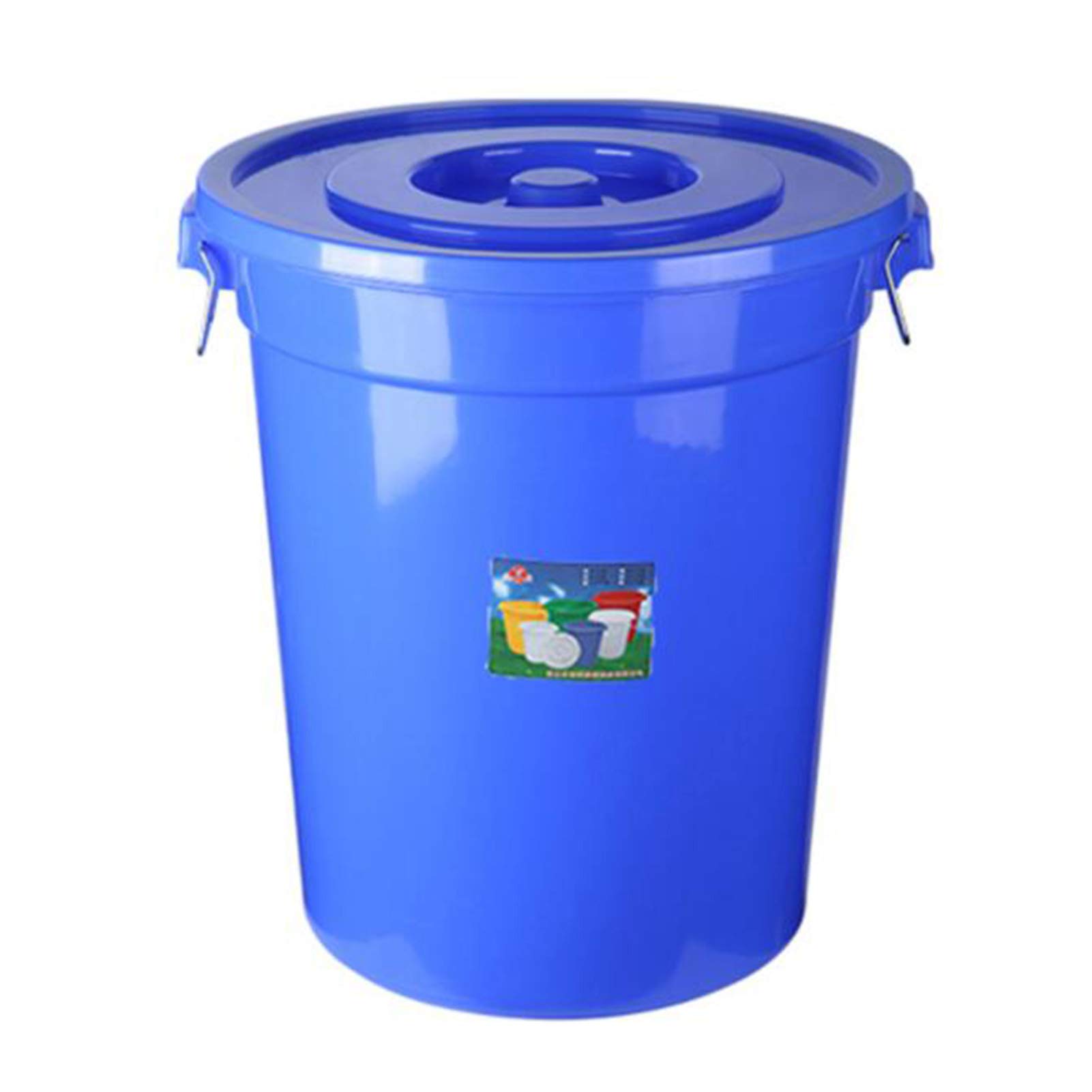 Large-Capacity 5 Gallon Plastic Storage Bucket with Lid - Food Grade Water Container for Drinking, Fermentation, Trash, Wine & Chemicals | Perfect for Home, Camping & Emergency Water Storage