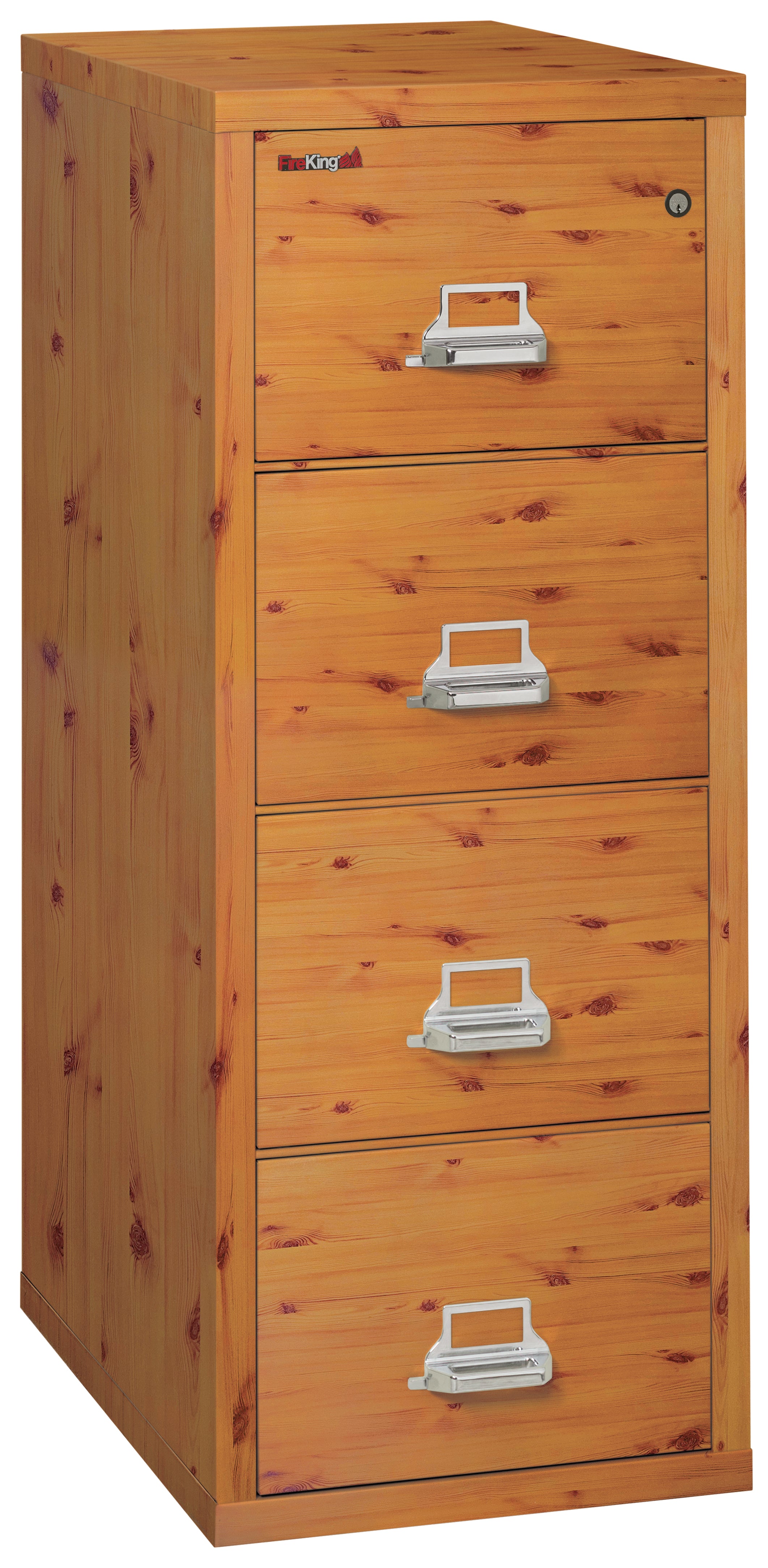 FireKing 4 2125 C Premium 4-Drawer Legal Size Fireproof File Cabinet - Secure Document Storage for Office & Home Use