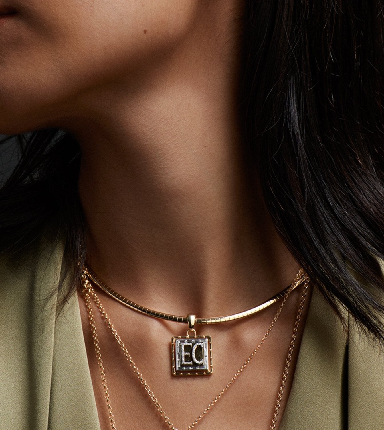 Personalized Diamond Initial Necklace - Dainty & Elegant Custom Name Collar Pendant for Women - Perfect for Gifts, Anniversaries, and Everyday Wear