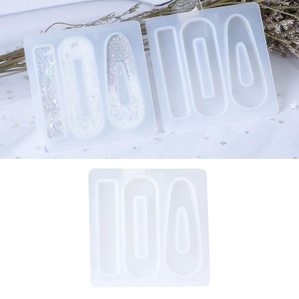 LOOM TREE® Silicone Hair Clip Molds for DIY Hair Styling & Jewelry Making - Perfect for Hair Accessories, Crafting, and Jewelry Repair (Model 516J)