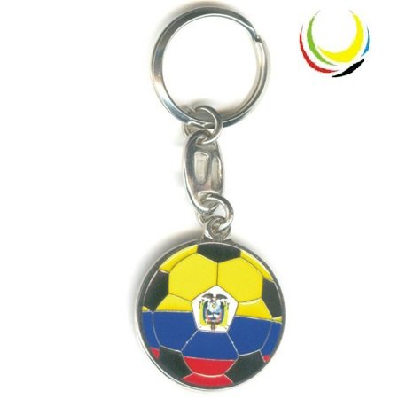 Ecuador Soccer Ball Keychain - Durable & Lightweight Soccer Fan Gift - Perfect for Backpacks, Keys & Sports Enthusiasts