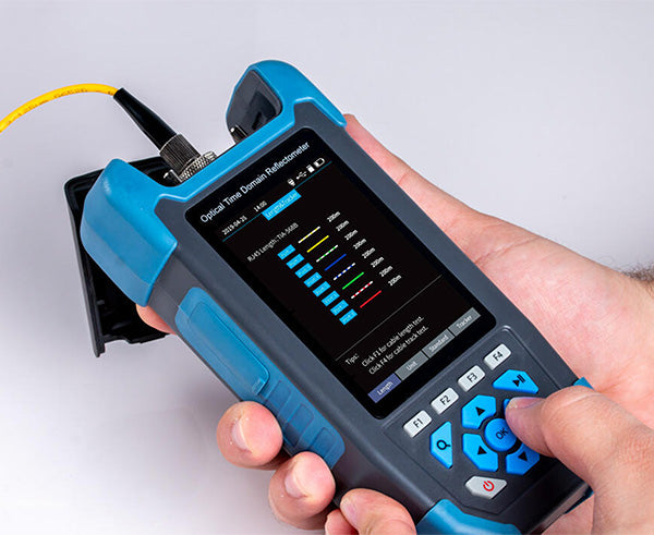 Professional OTDR Optical Time Domain Reflectometer - High Precision Fiber Optic Tester for Network Installation & Maintenance | Perfect for Telecom Engineers, Data Center Technicians, and Fiber Optic Contractors