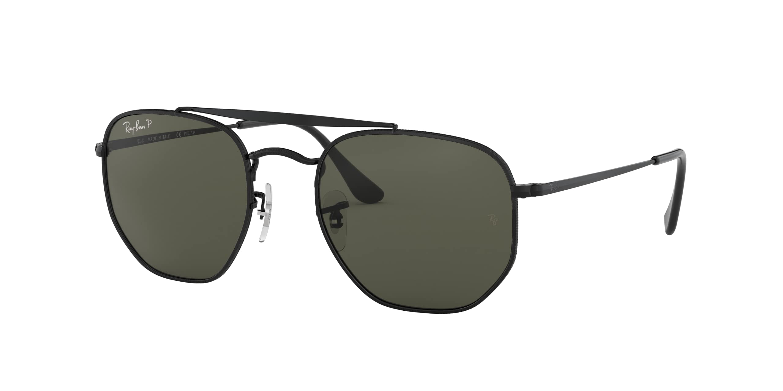 Ray-Ban RB3648 The Marshal Square Sunglasses for Men & Women - Classic Polarized UV Protection - Perfect for Driving, Beach & Outdoor Activities