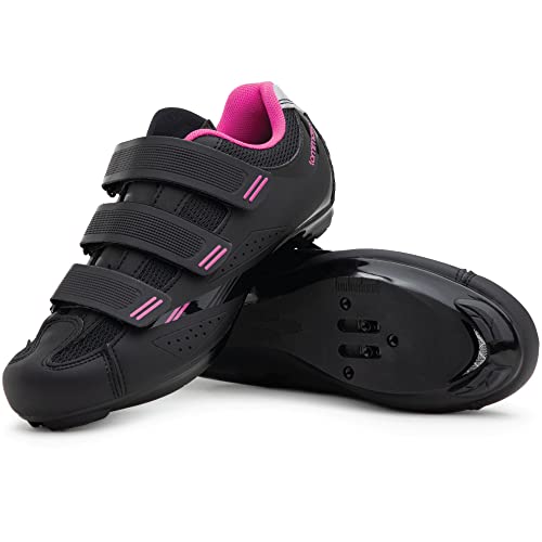 Black/Pink Velcro Straps
