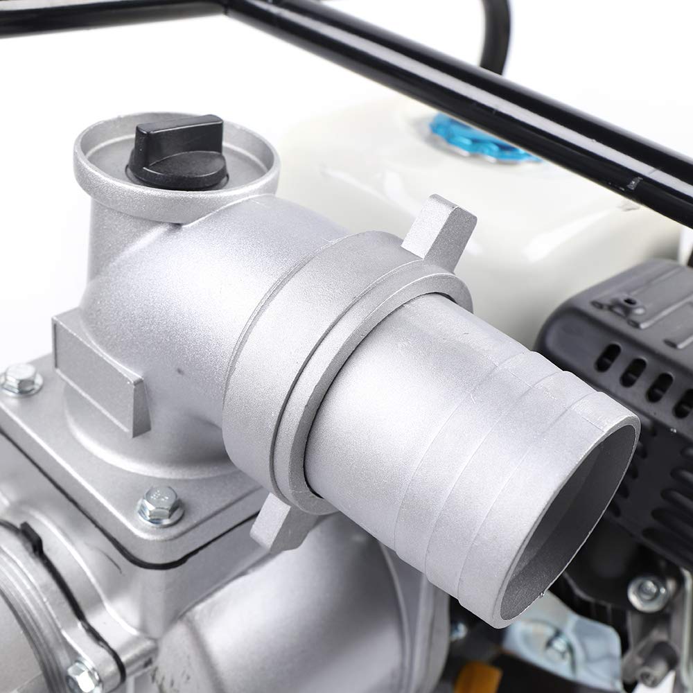 **7.5HP 4-Stroke Gas Water Pump - 3 Inch Commercial Grade Portable Transfer Pump with 210CC Engine for Irrigation, Pool, Landscaping & Gardening | Ideal for Farms, Construction & Emergency Water Removal**