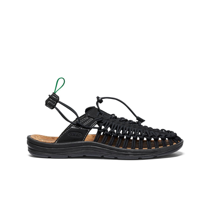 UNEEK II Convertible Sandals for Men & Women - Black/Jolly Green | Water-Friendly Outdoor Hiking & Beach Walking Shoes