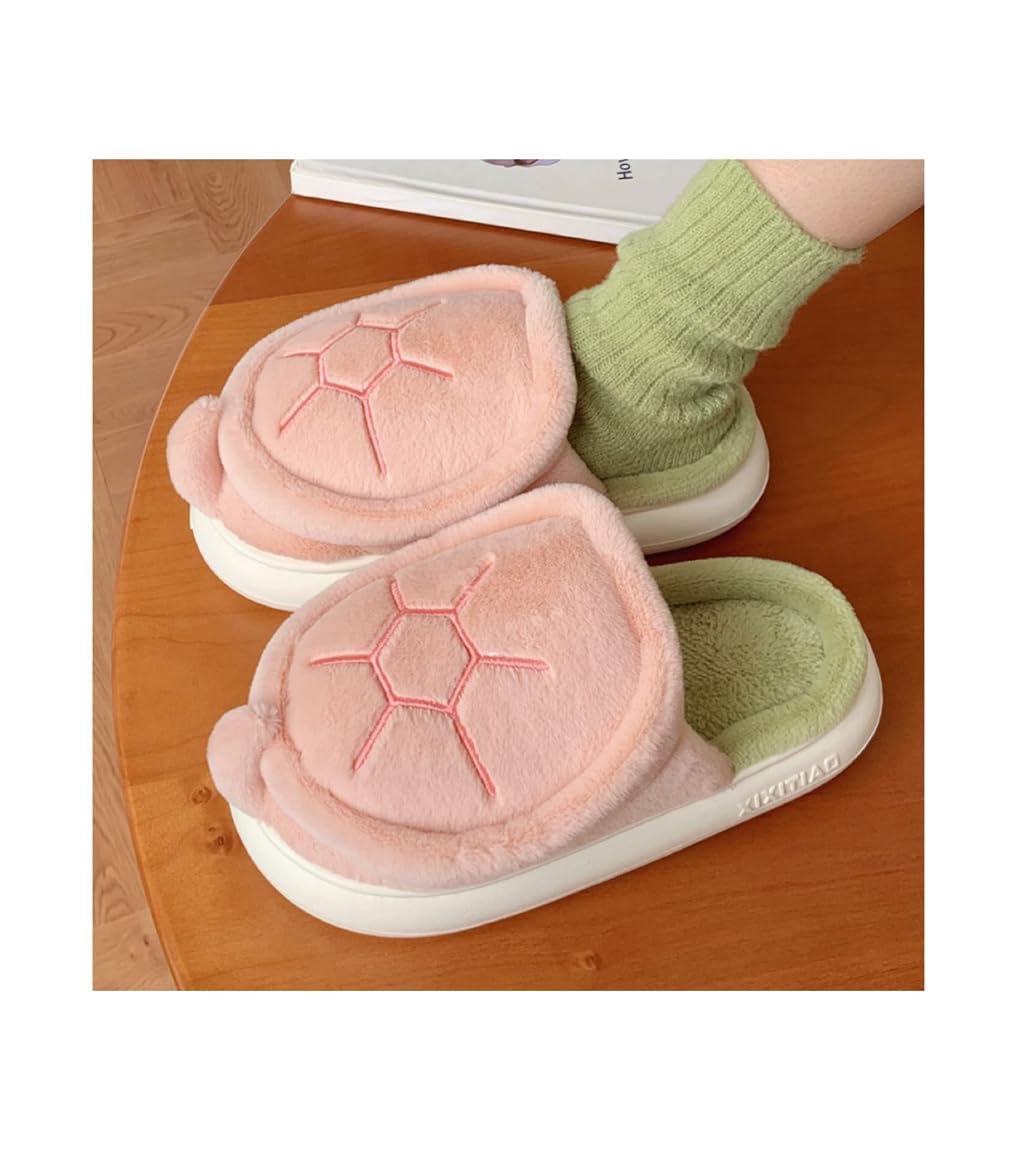 Cute Cartoon Turtle Slippers for Women - Soft, Warm & Comfortable House Slippers with Non-Slip Sole | Perfect for Indoor Lounging, Spa Days & Cozy Home Wear