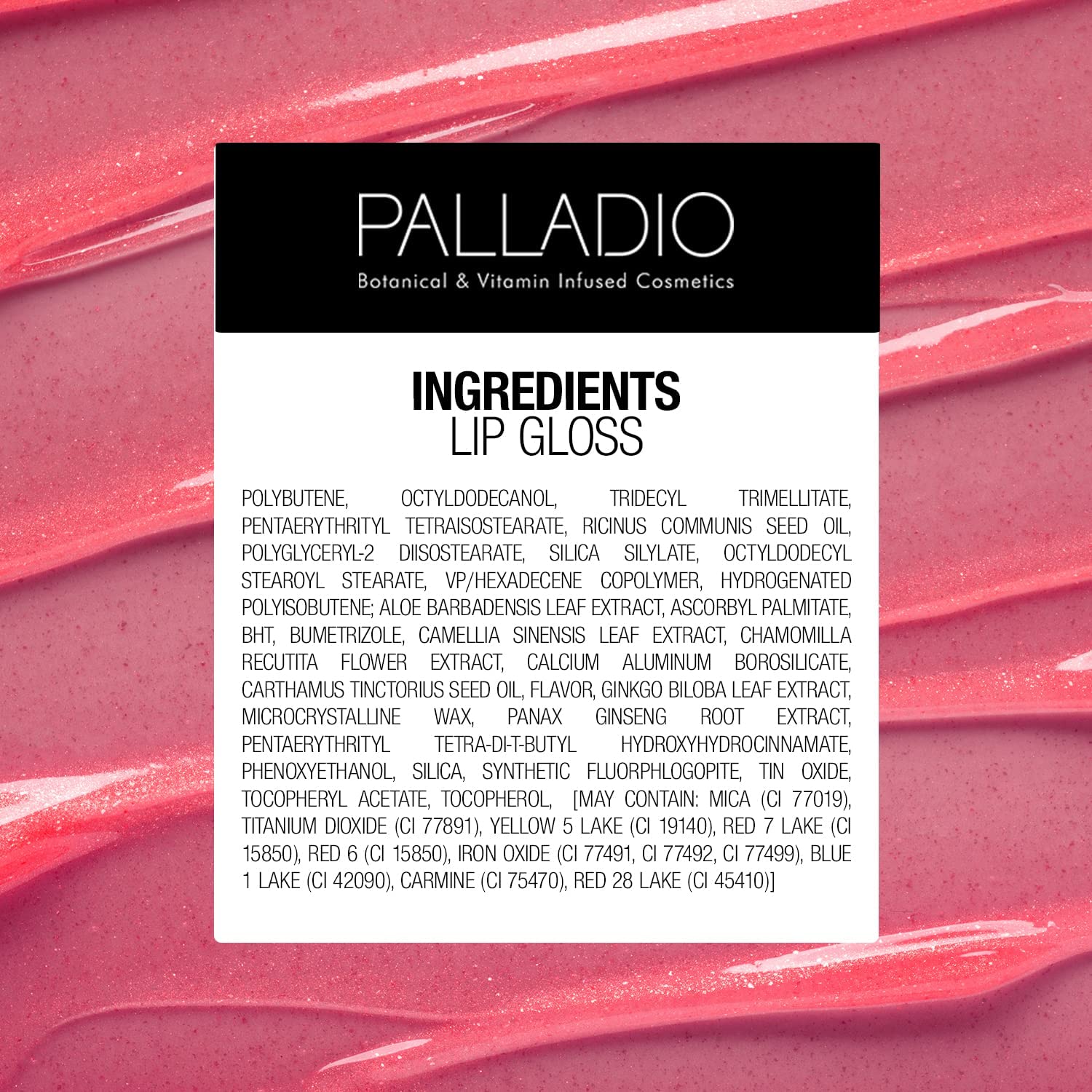 Palladio Vitamin E & Aloe Lip Gloss - Non-Sticky, Hydrating Lip Gloss with Intense Color & Shine - Reduces Lip Wrinkles, Softens Lips - Champagne Shade - Perfect for Daily Wear, Date Nights & Special Occasions