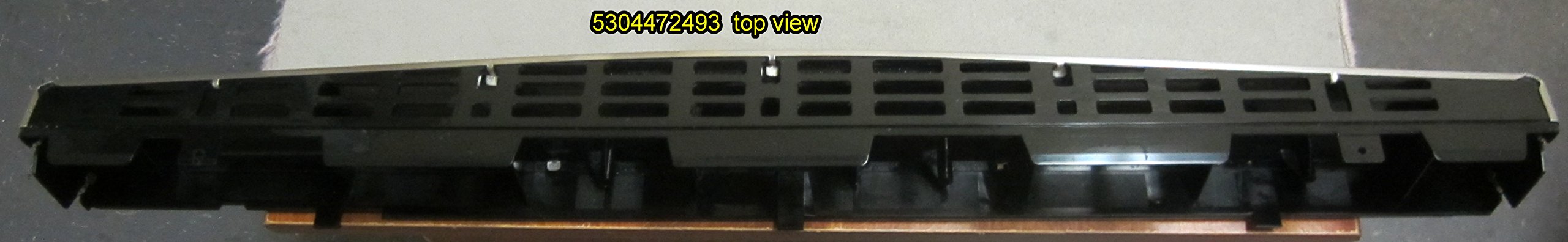 Genuine OEM Microwave Vent Grille 5304472493 - Stainless Steel Replacement for 5304472490, 5304472491, 5304472492, 5304472495 | Perfect for Kitchen Range Hood & Microwave Ventilation Systems