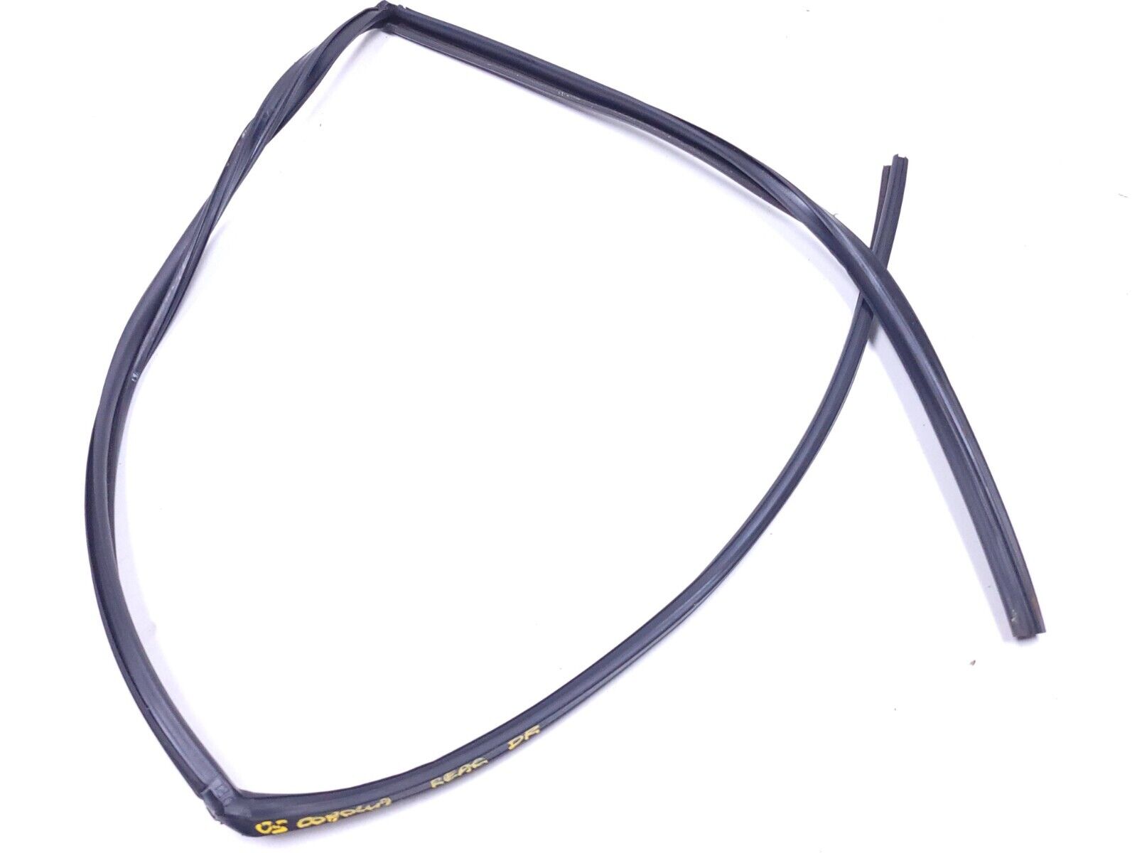 03 08 Toyota Corolla Rear Left Driver Side Door Weatherstrip Seal - 3pcs OEM Replacement - Perfect for Weather Protection & Noise Reduction
