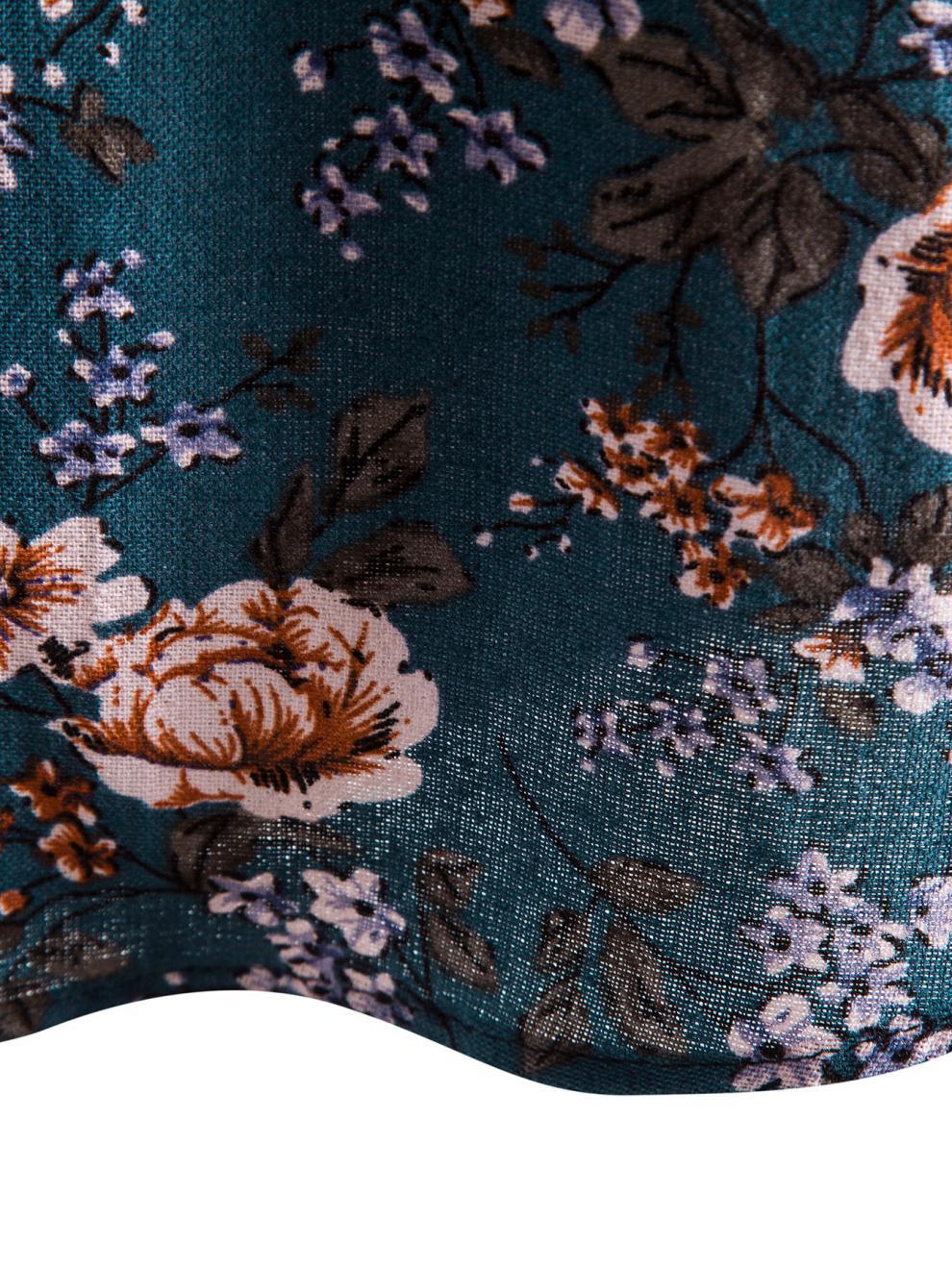 Antonio's Summer Floral Print Shirt for Men | Stylish Hawaiian Casual Button Down Shirt | Perfect for Beach Vacation, Summer Party & Outdoor Activities