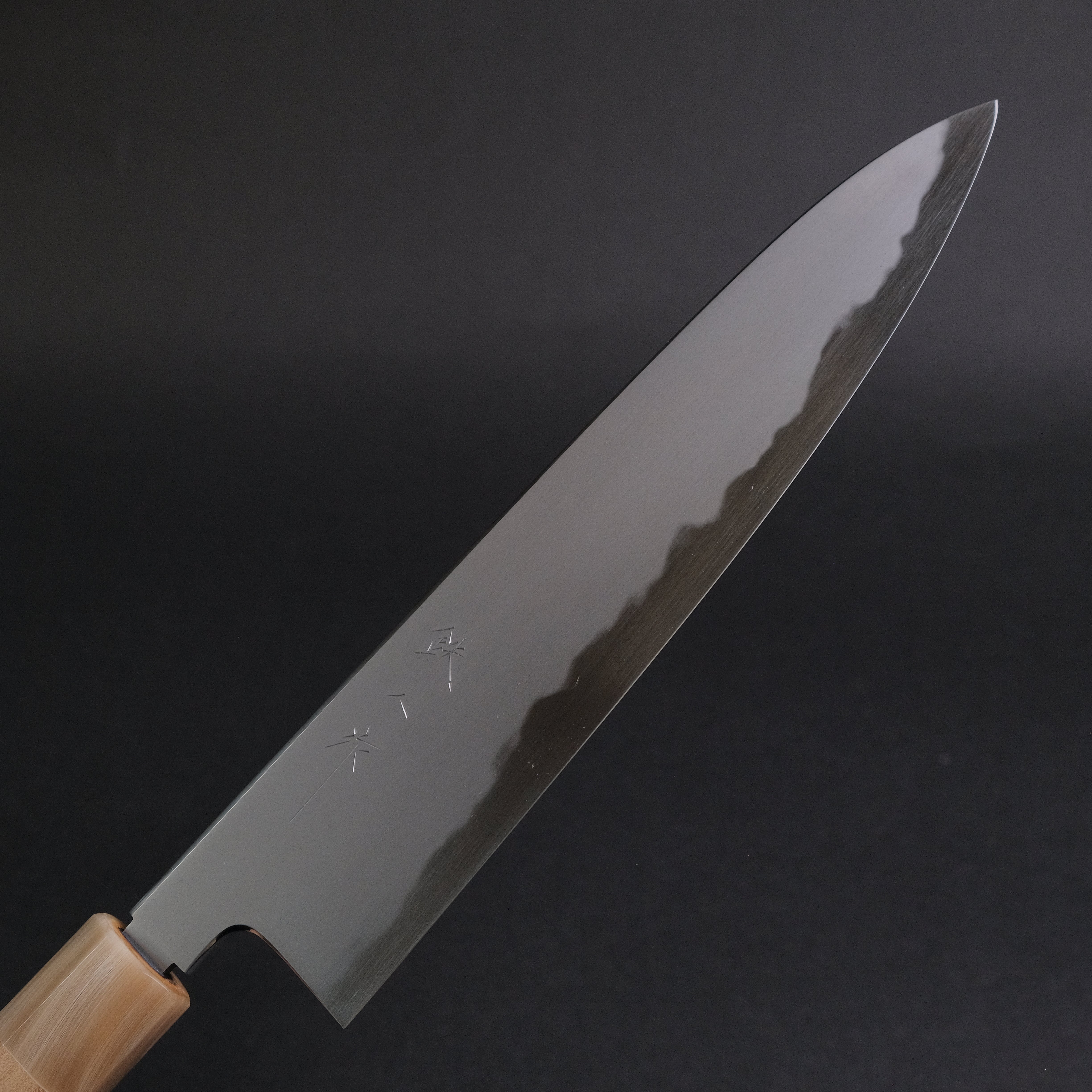 Premium Tetsujin Blue #2 Kasumi Gyuto 240mm Japanese Chef Knife with Ho Wood Handle - Perfect for Sushi, Meat Slicing & Professional Kitchen Use
