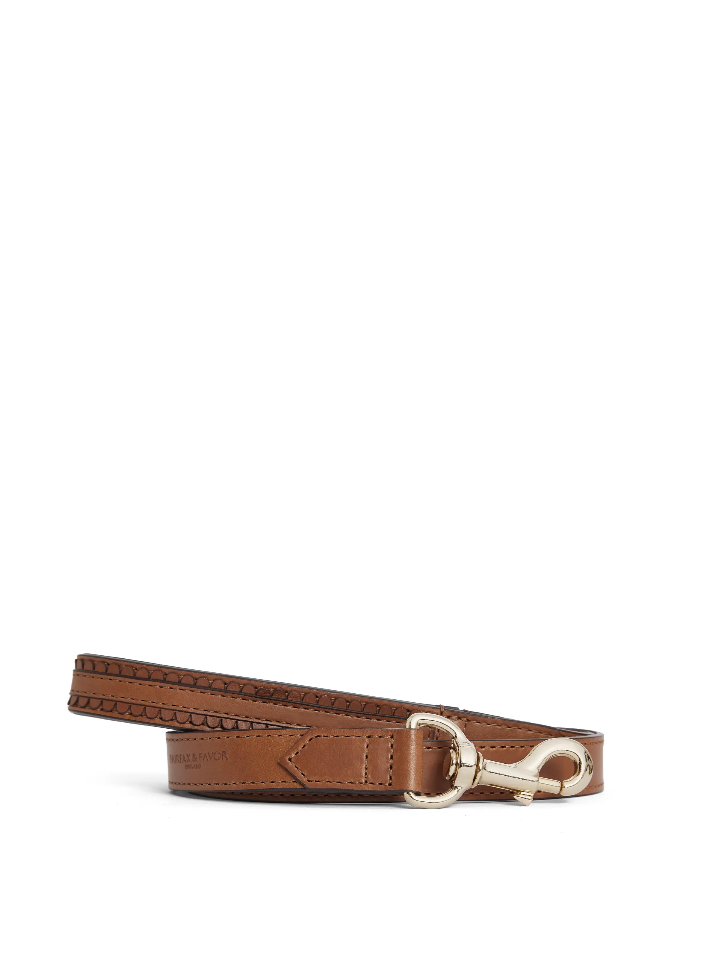 Premium Tan Leather Dog Lead - Signature Bakewell Collection | Durable & Stylish for Walking, Training & Outdoor Adventures