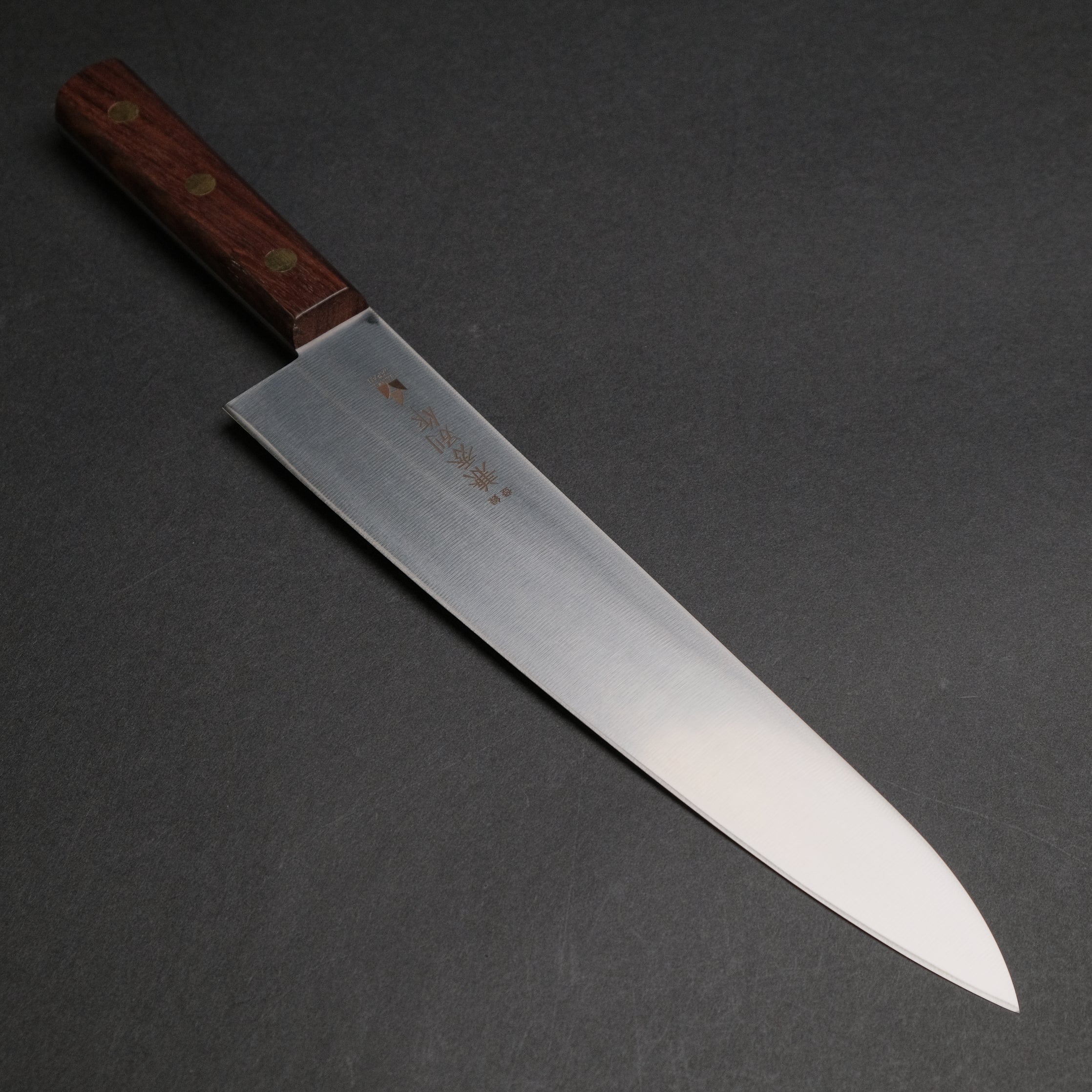 Premium Kanehide Bessaku Hirakiri Gyuto 240mm Japanese Chef Knife with Rosewood Handle - Perfect for Sushi, Meat Cutting & Professional Kitchen Use