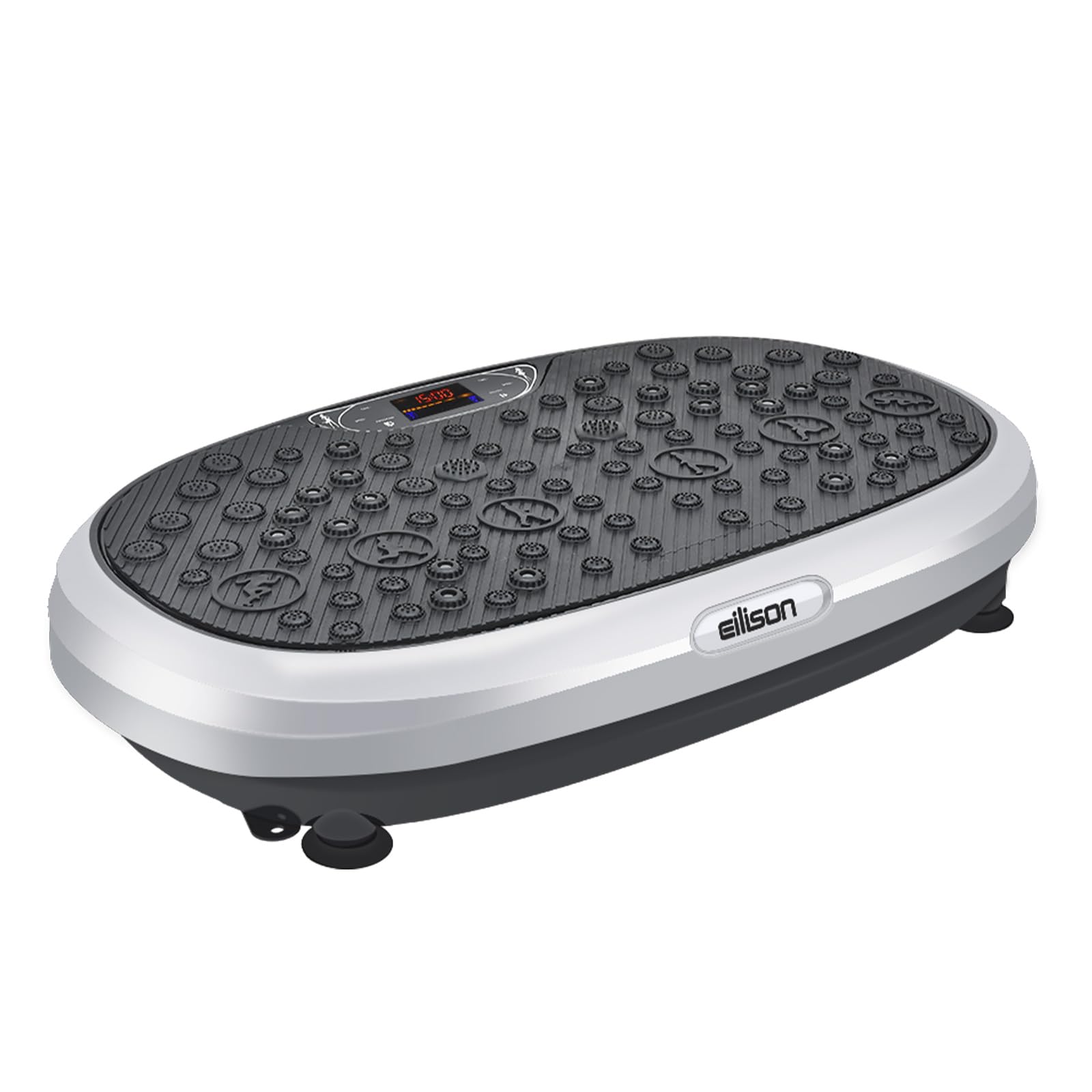 EILISON FitMax 3D XL Vibration Plate Exercise Machine - Whole Body Vibration Platform with Resistance Bands for Weight Loss, Toning & Lymphatic Drainage - Home Gym Equipment for Fitness, Recovery & Wellness (Ideal for Home Workouts, Physical Therapy & Relaxation)