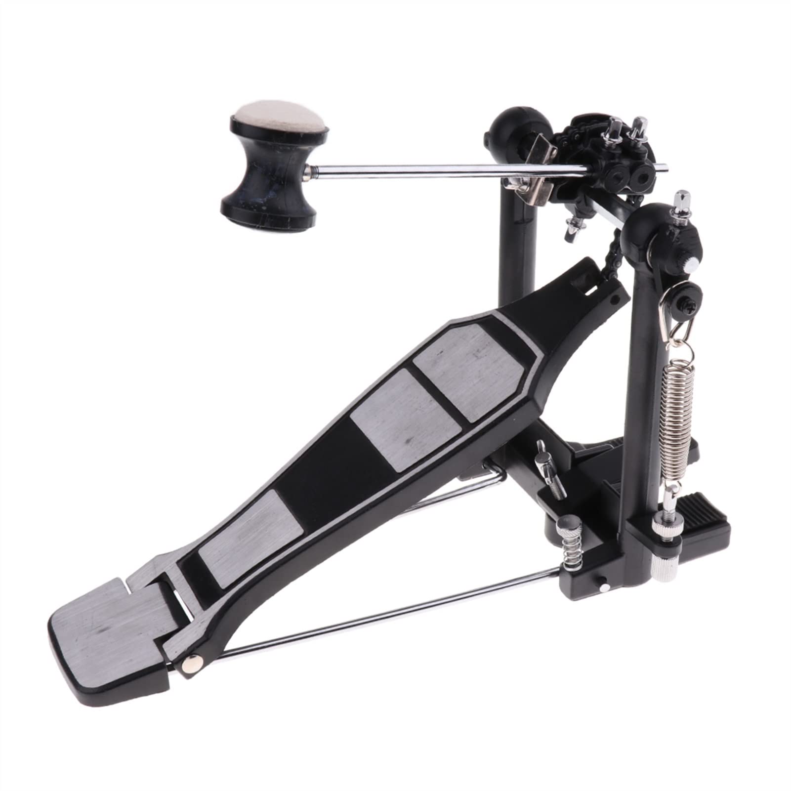 Heavy-Duty Single Chain Drive Drum Pedal with Beater - Professional Percussion Replacement Parts for Practice & Live Performances - Perfect for Drummers, Beginners & Music Studios
