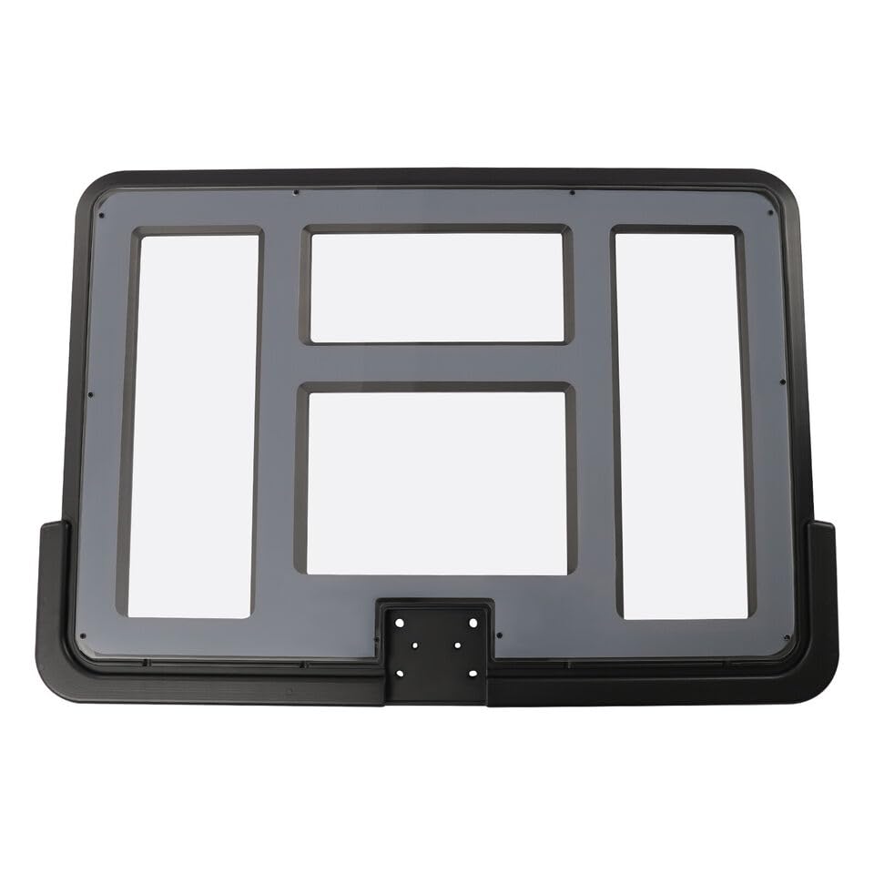 Wall Mounted Basketball Hoop System - 44 Inch Shatterproof Backboard with Rim Combo for Outdoor Sports & Driveway Games - Perfect for Home, School & Park Basketball Practice