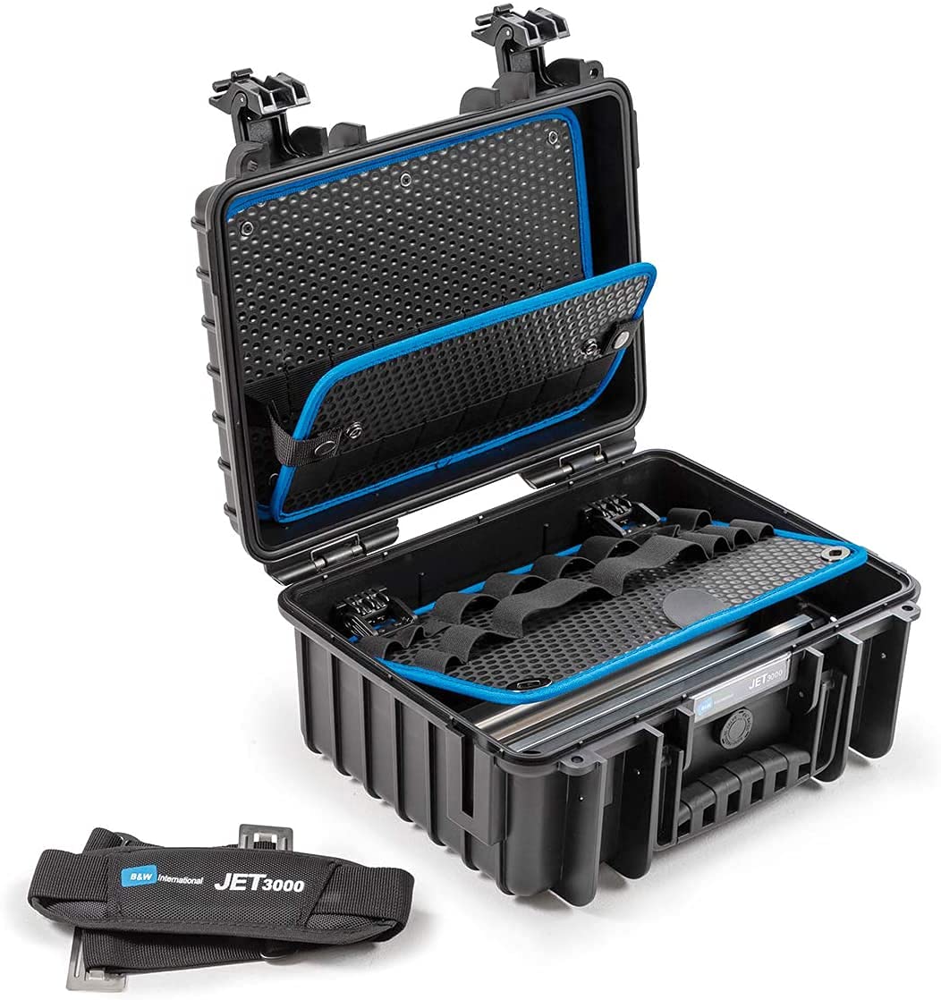 B&W INTERNATIONAL Jet 3000 Heavy Duty Outdoor Tool Case with Loop Tool Board - 117.16