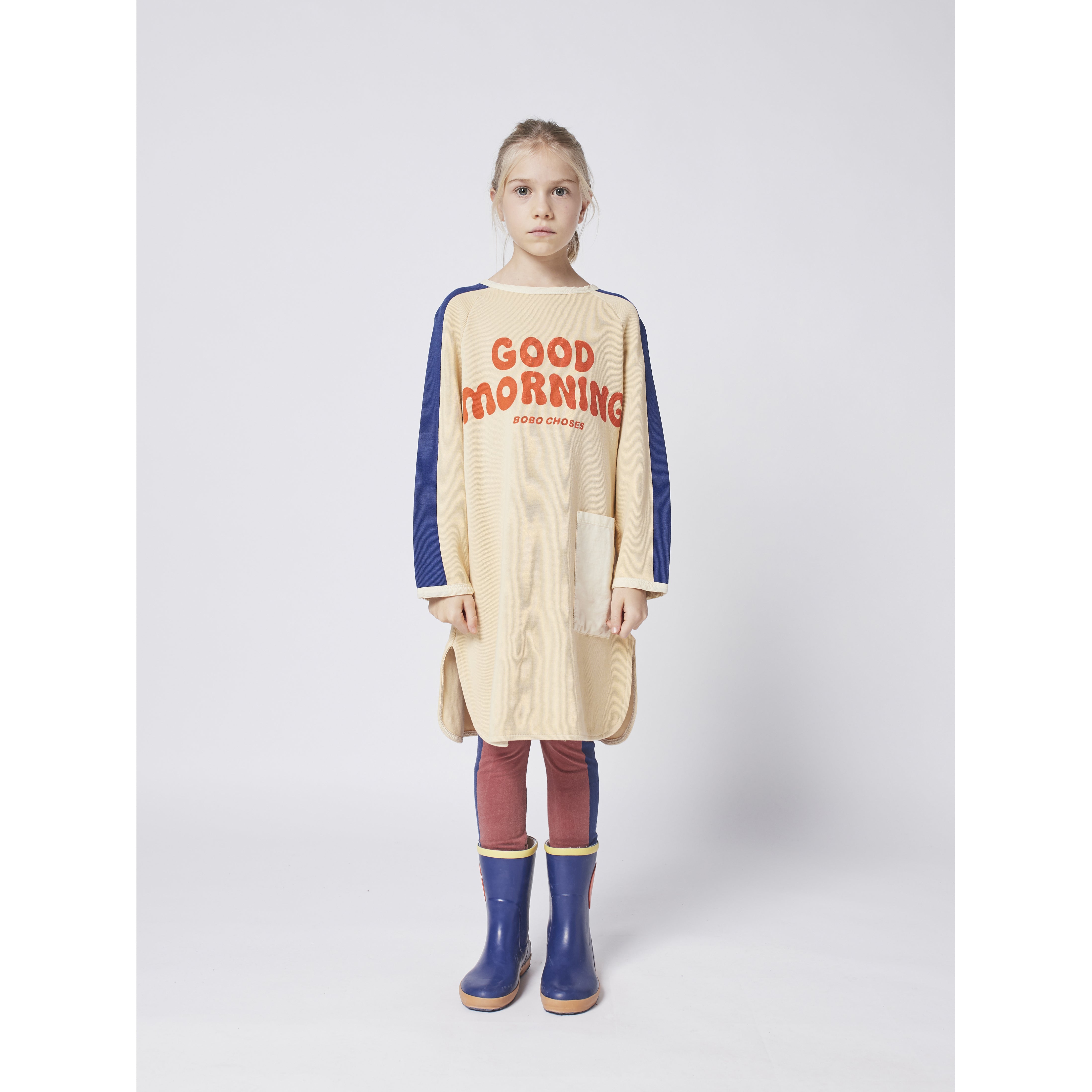 Bobo Choses Blue Stripes Leggings for Women - Soft Stretchy Comfortable Yoga Pants - Perfect for Workout, Lounge & Everyday Wear