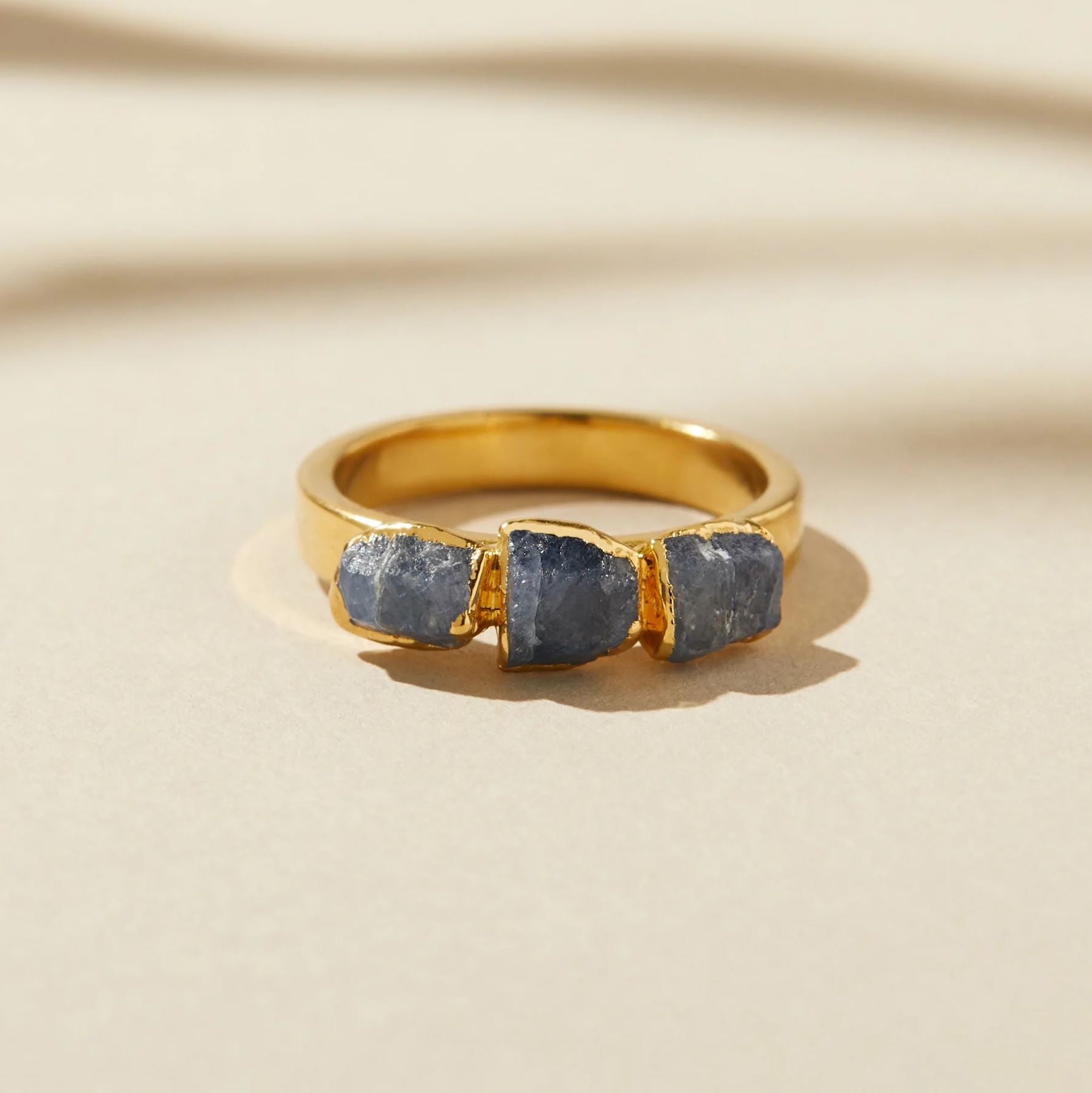 Elegant Sapphire Stacking Ring for Women - Dainty Blue Gemstone Band for Layering & Everyday Wear - Perfect for Gifts, Anniversaries & Special Occasions