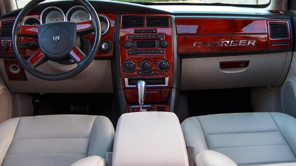 2005-2007 Dodge Charger Burl Wood Dash Trim Kit - Premium Interior Upgrade for Luxury Car Customization | Perfect for Car Enthusiasts & DIY Auto Modifications