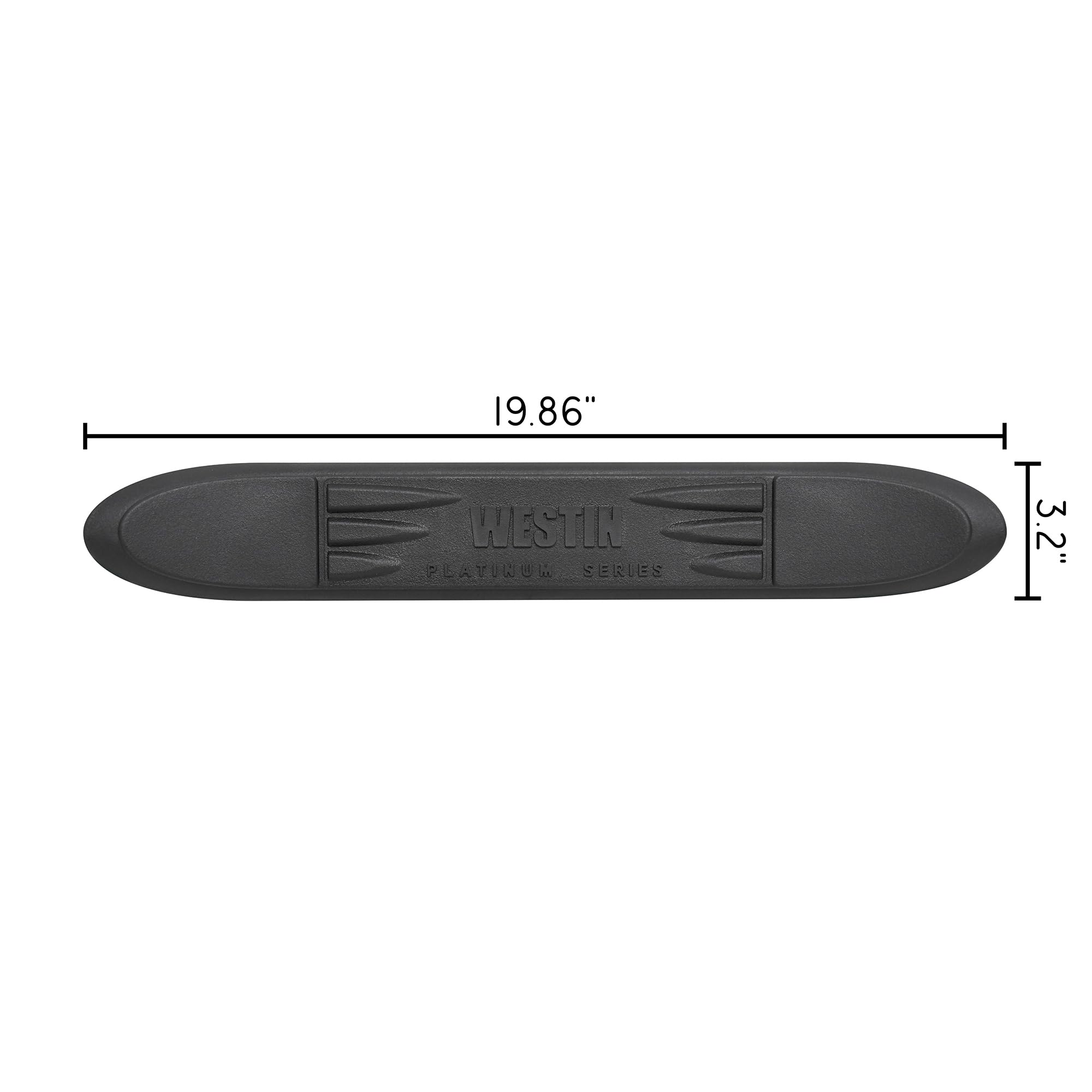 Westin 26-0001 Platinum 3 Replacement Step Pads Kit - 20 Inch Heavy Duty Non-Slip Truck Running Boards - Perfect for Off-Roading, Work Trucks & Daily Commutes