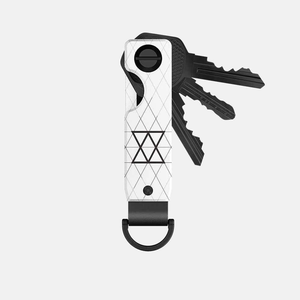 Ridge KeyCase MKBHD Edition - Slim RFID Blocking Wallet with Key Holder (Light Mode) - Perfect for Everyday Carry, Travel & Minimalist Lifestyle