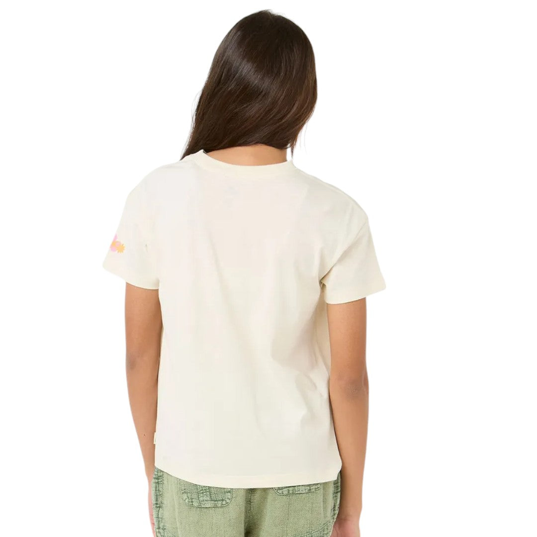 Rip Curl Island Bliss Art Tee for Girls - Stylish Graphic T-Shirt for Casual Wear & Beach Outings