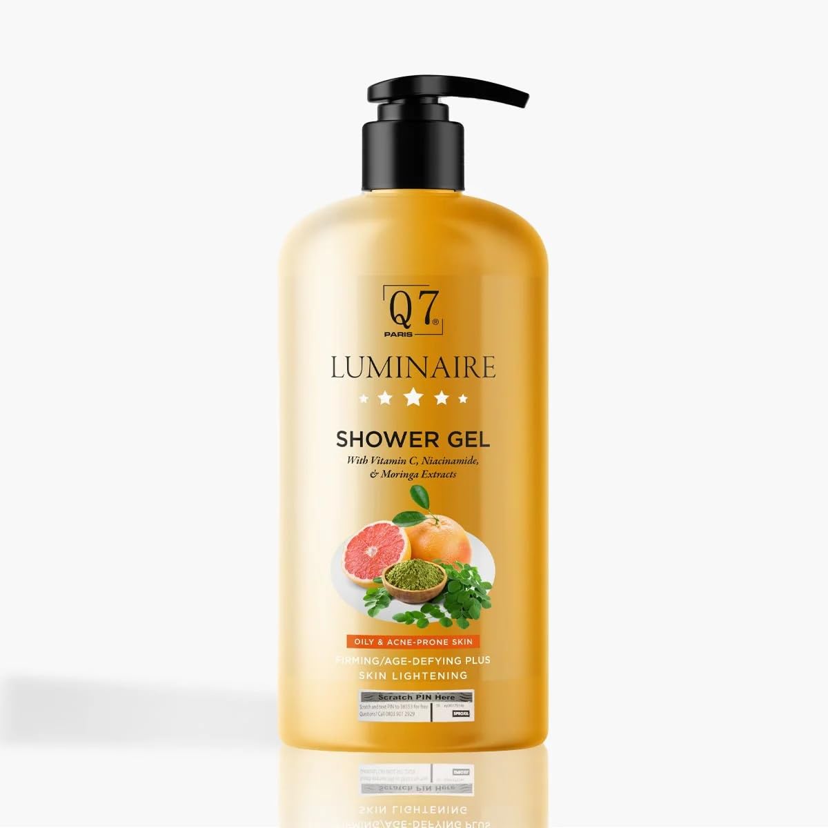 **Luminaire 7-in-1 Intensive Skin Lightening Bundle – Dark Spot Corrector, Knuckle Whitening Lotion, Face Serum, Sunscreen, Anti-Aging Shower Gel & Underarm Brightening Serum for Oily, Acne-Prone & Sensitive Skin – Perfect for Daily Skincare & Hyperpigmentation Treatment**