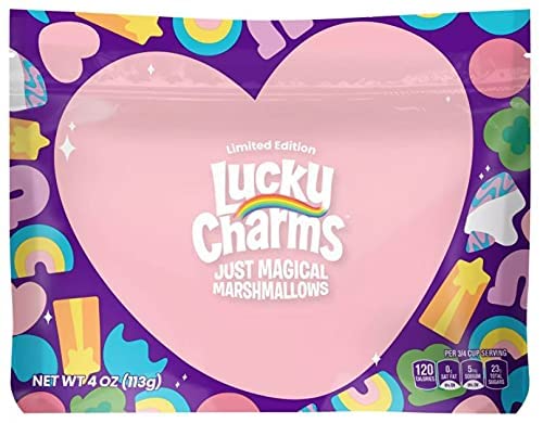 Lucky Charms Limited Edition Just Magical Marshmallows - Sweet Breakfast Cereal Topping for Kids & Family Fun (Perfect for Birthday Parties & Holiday Treats)