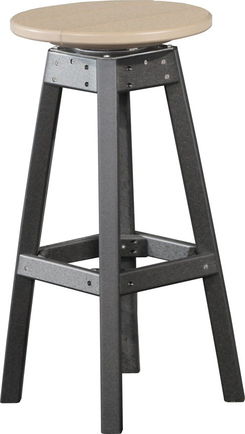 LuxCraft 360° Swivel Bar Stool with Adjustable Height - Modern Kitchen Island & Home Bar Counter Stool for Dining & Entertaining
