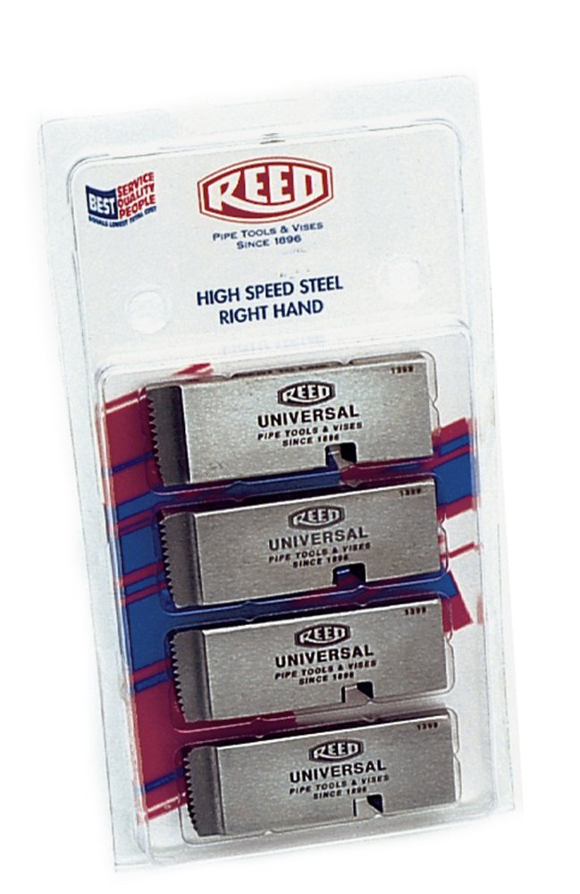 Reed Tool UHS1-2 Universal Die Segment - HS Stainless Steel 1 to 2-Inch NPT Pipe Threading Die - Perfect for Plumbing, HVAC, and Industrial Pipe Repair