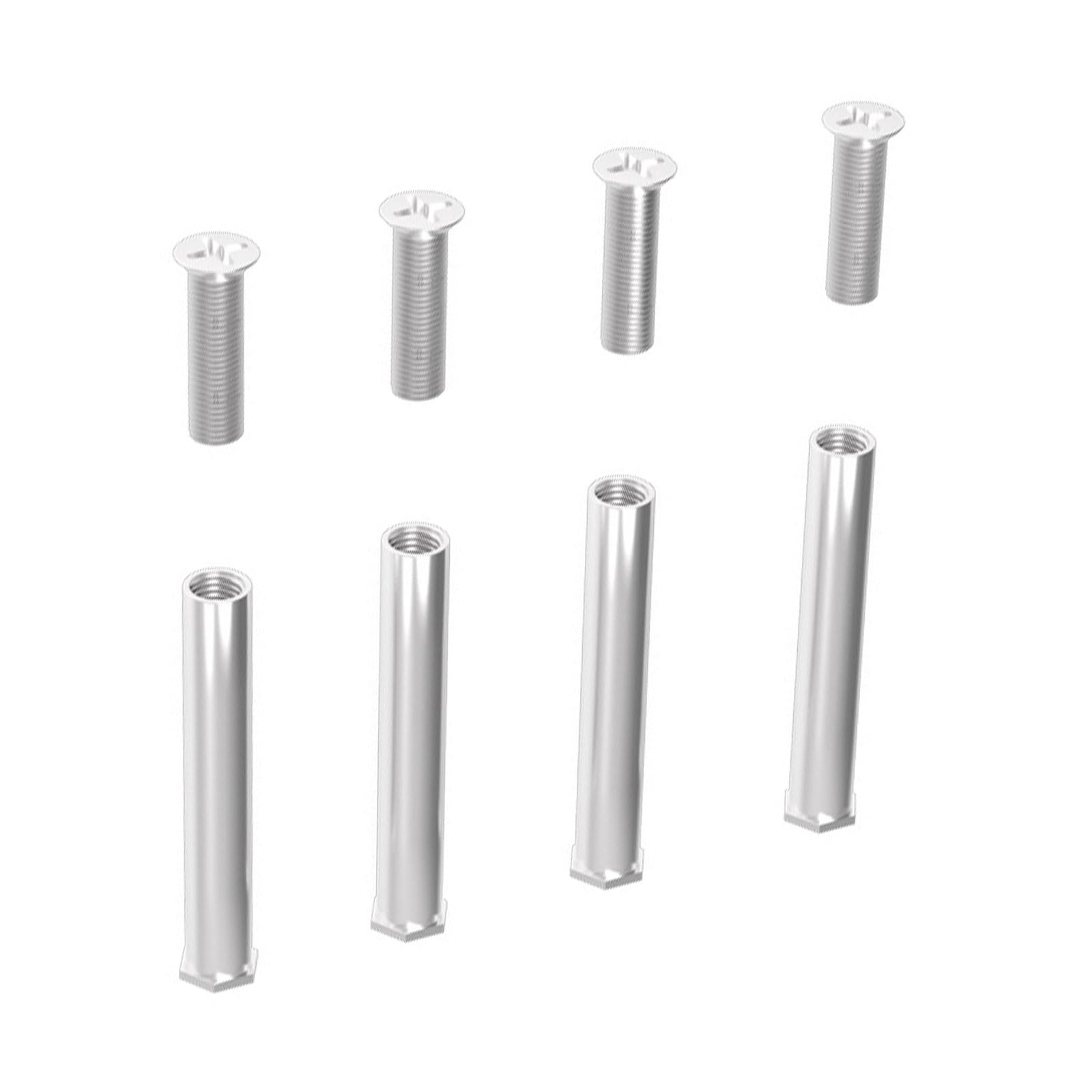 KASFDBMO 4pcs Flat Head Long Screws for 25mm Thickness Computer Fan - Replacement Screws for PC Cooling Fans - Perfect for DIY Computer Builds and Fan Upgrades