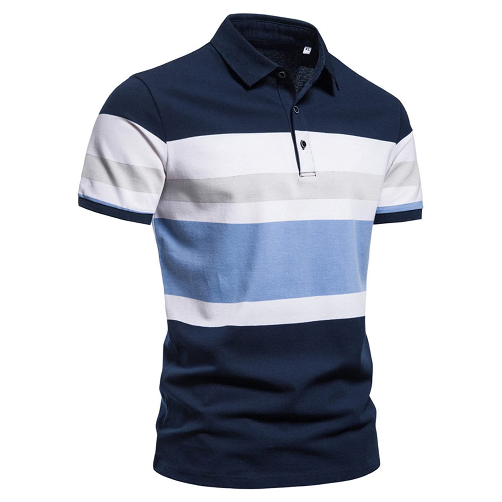 MAYW Men's Performance Polo Shirts - Moisture Wicking, Stretch Golf & Athletic Shirts for Casual Wear | Perfect for Golf, Tennis & Outdoor Activities