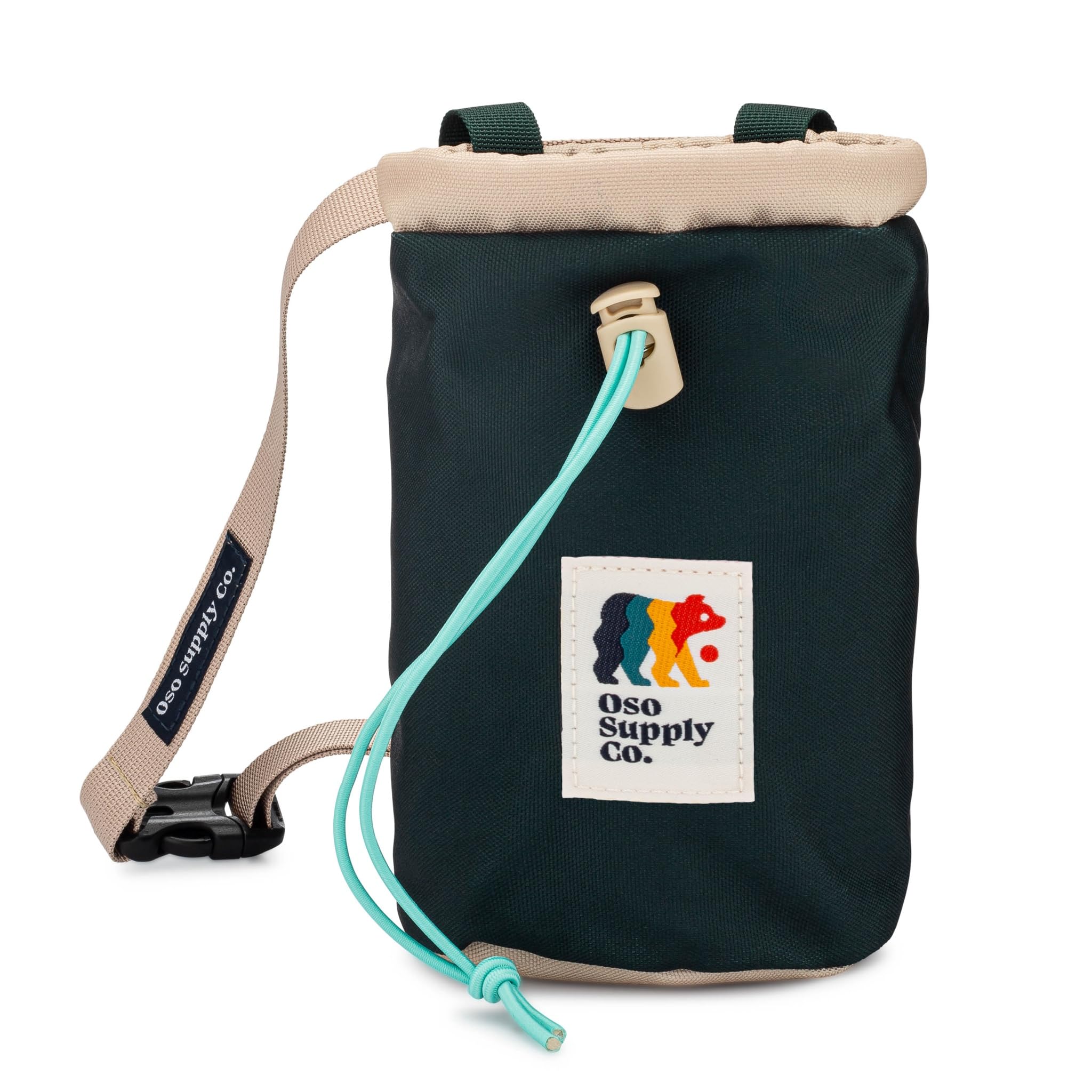 Premium Rock Climbing Chalk Bag with Quick-Clip Belt & Zippered Pockets - Durable Chalk Bucket for Bouldering, Indoor & Outdoor Climbing - Ideal for Gym Training, Mountain Adventures & Sport Climbing